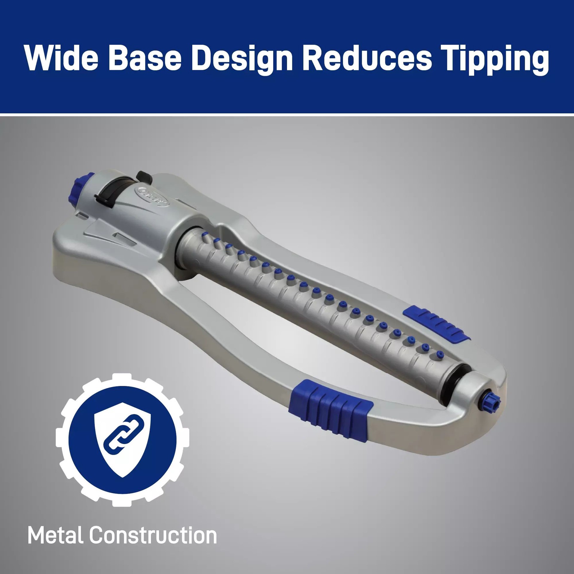 slide 4 of 6, Orbit Orbit Max 4000-sq ft Oscillating Sled Lawn Sprinkler, 1 ct