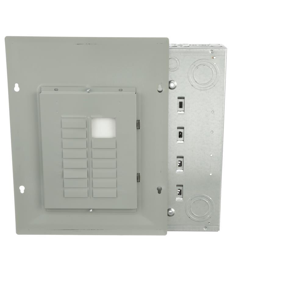 slide 4 of 6, Eaton Type BR 100 -Amp 12 -Spaces 24 -Circuit Indoor Main Breaker Plug-On Neutral Load Center, 1 ct