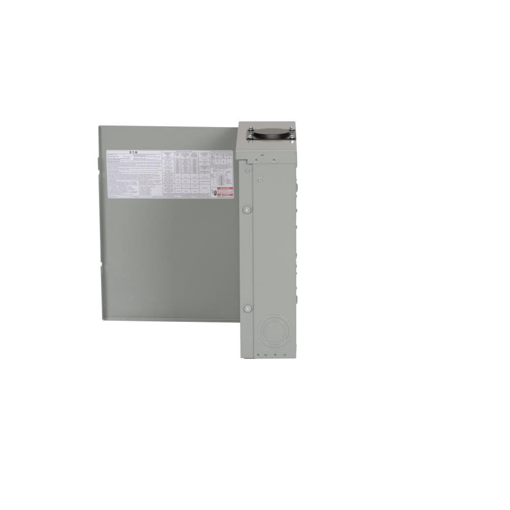 slide 3 of 6, Eaton Type BR 200 -Amp 12 -Spaces 24 -Circuit Outdoor Main Lug Plug-On Neutral Load Center, 1 ct