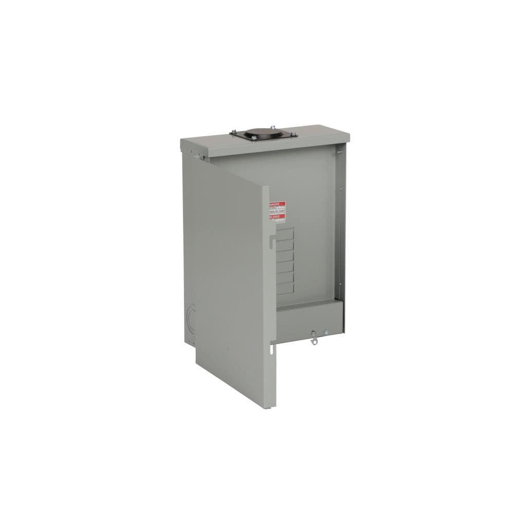 slide 6 of 6, Eaton Type BR 200 -Amp 12 -Spaces 24 -Circuit Outdoor Main Lug Plug-On Neutral Load Center, 1 ct