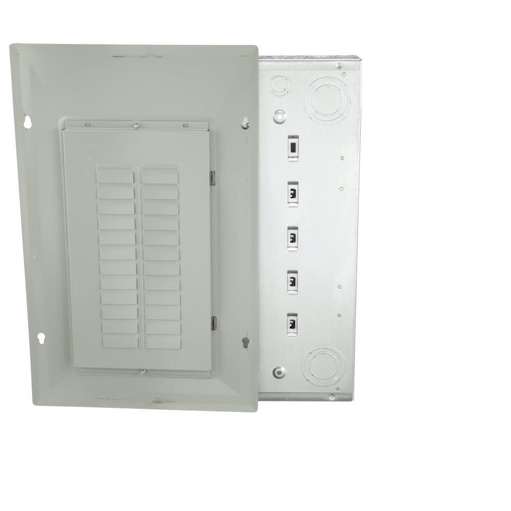 slide 4 of 6, Eaton Type BR 125 -Amp 24 -Spaces 48 -Circuit Indoor Main Lug Plug-On Neutral Load Center, 1 ct