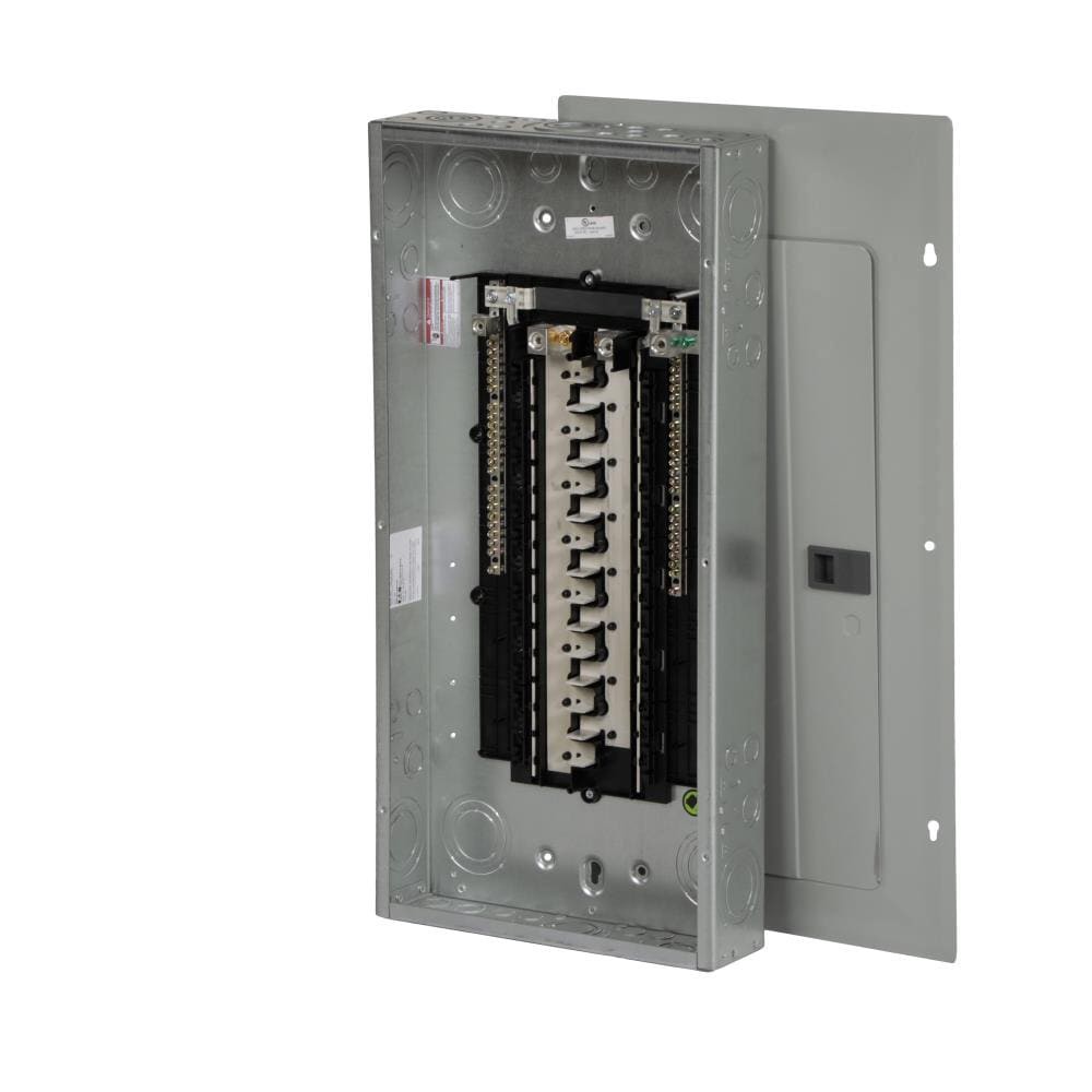 slide 2 of 6, Eaton Type BR 200 -Amp 30 -Spaces 60 -Circuit Indoor Main Lug Plug-On Neutral Load Center (Value Pack), 1 ct