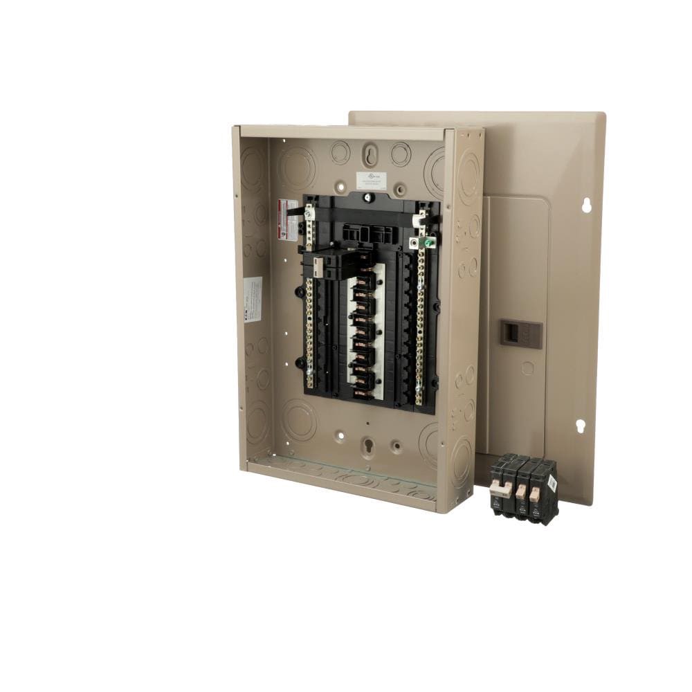 slide 2 of 6, Eaton Type CH 100 -Amp 22 -Spaces 44 -Circuit Indoor Main Breaker Plug-On Neutral Load Center (Value Pack), 1 ct