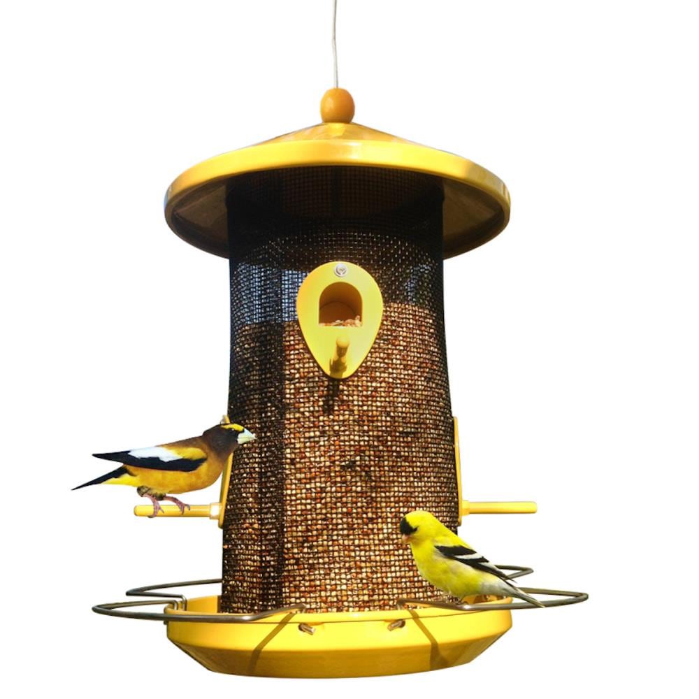slide 4 of 6, Style Selections Mesh Hanging Hopper Bird feeder - 4-lb, 1 ct