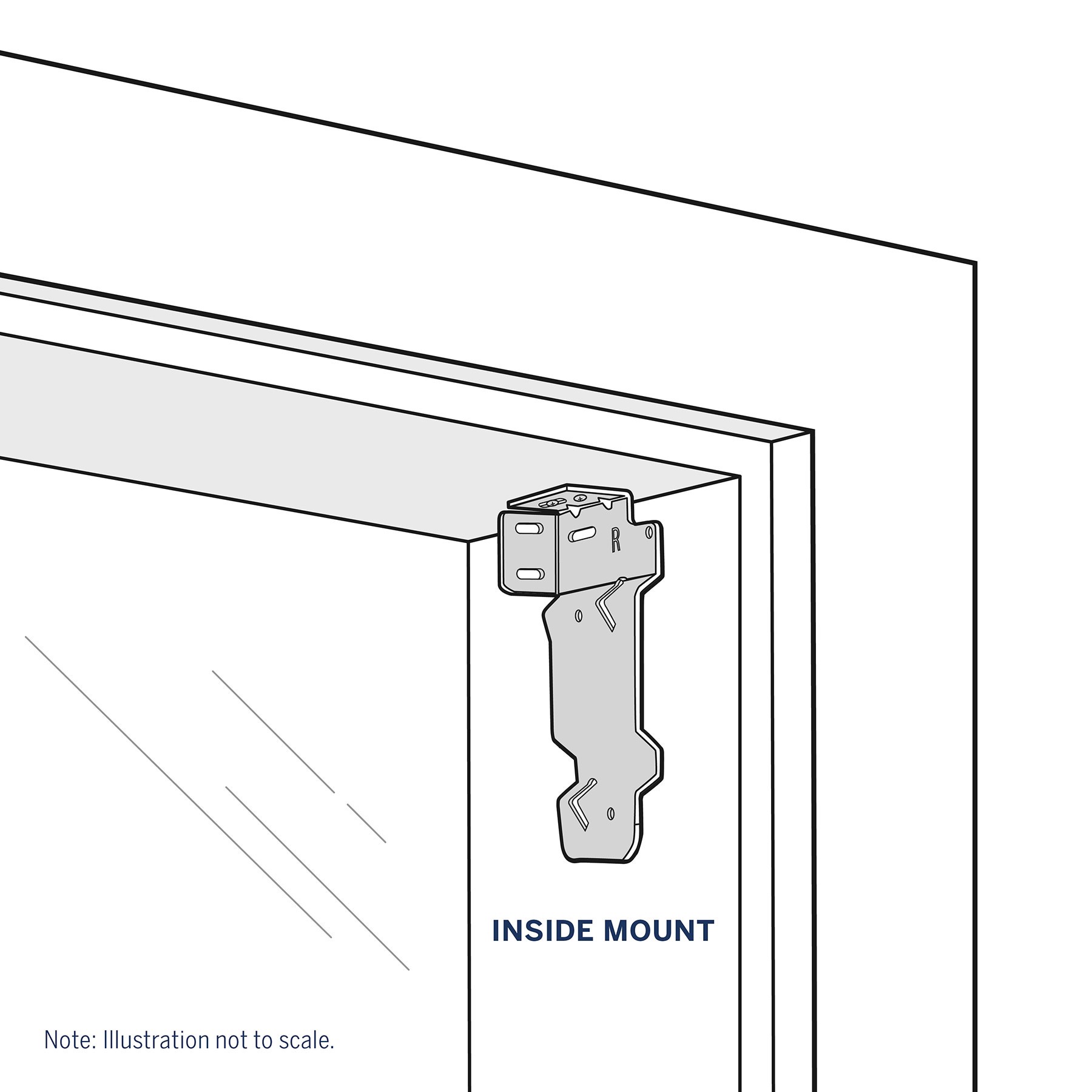 slide 2 of 3, LEVOLOR Trim+Go 2 -Piece Roller shade Brackets, 1 ct
