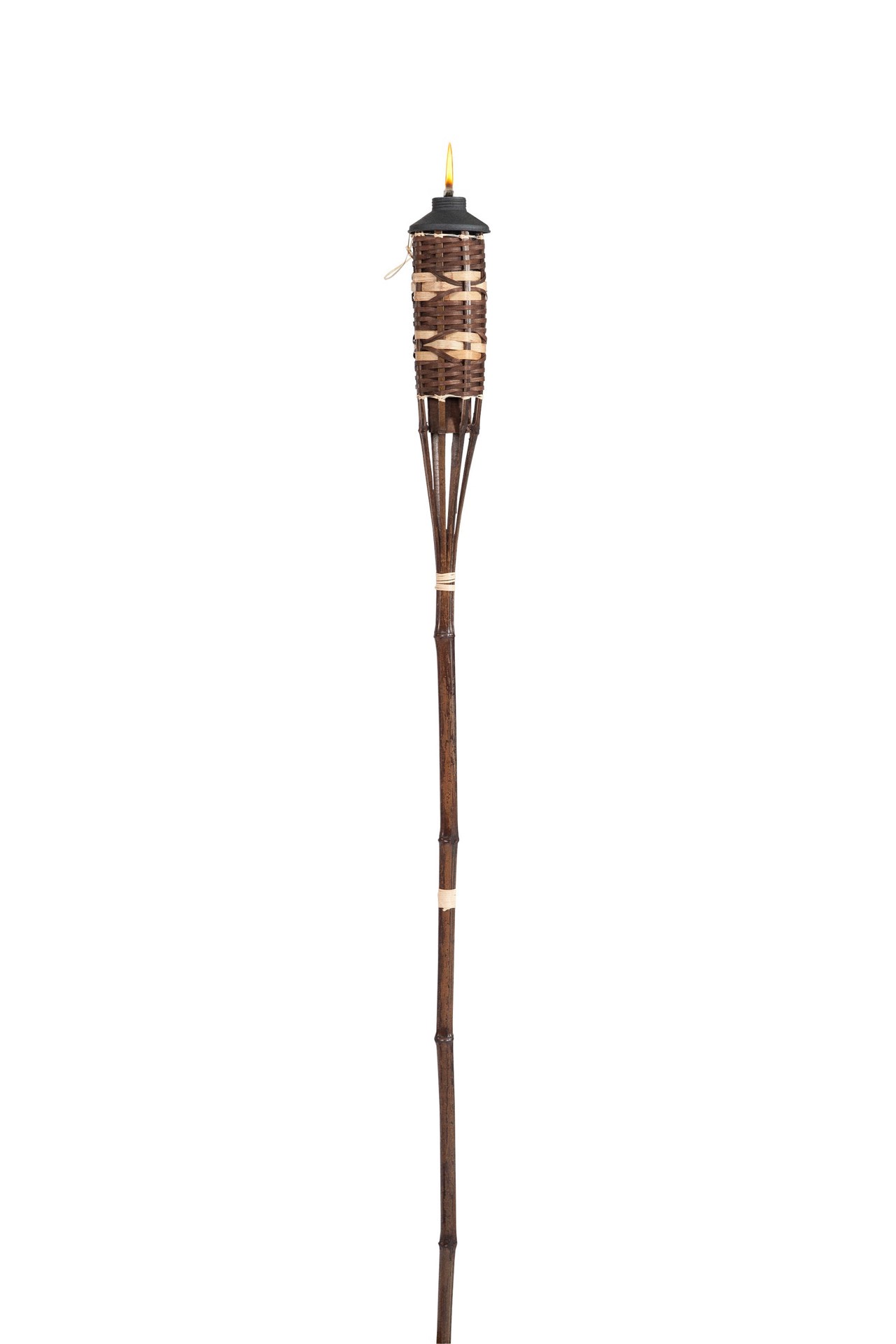 slide 2 of 6, TIKI 60 Inches Molokini Bamboo Citronella Garden torch, 1 ct