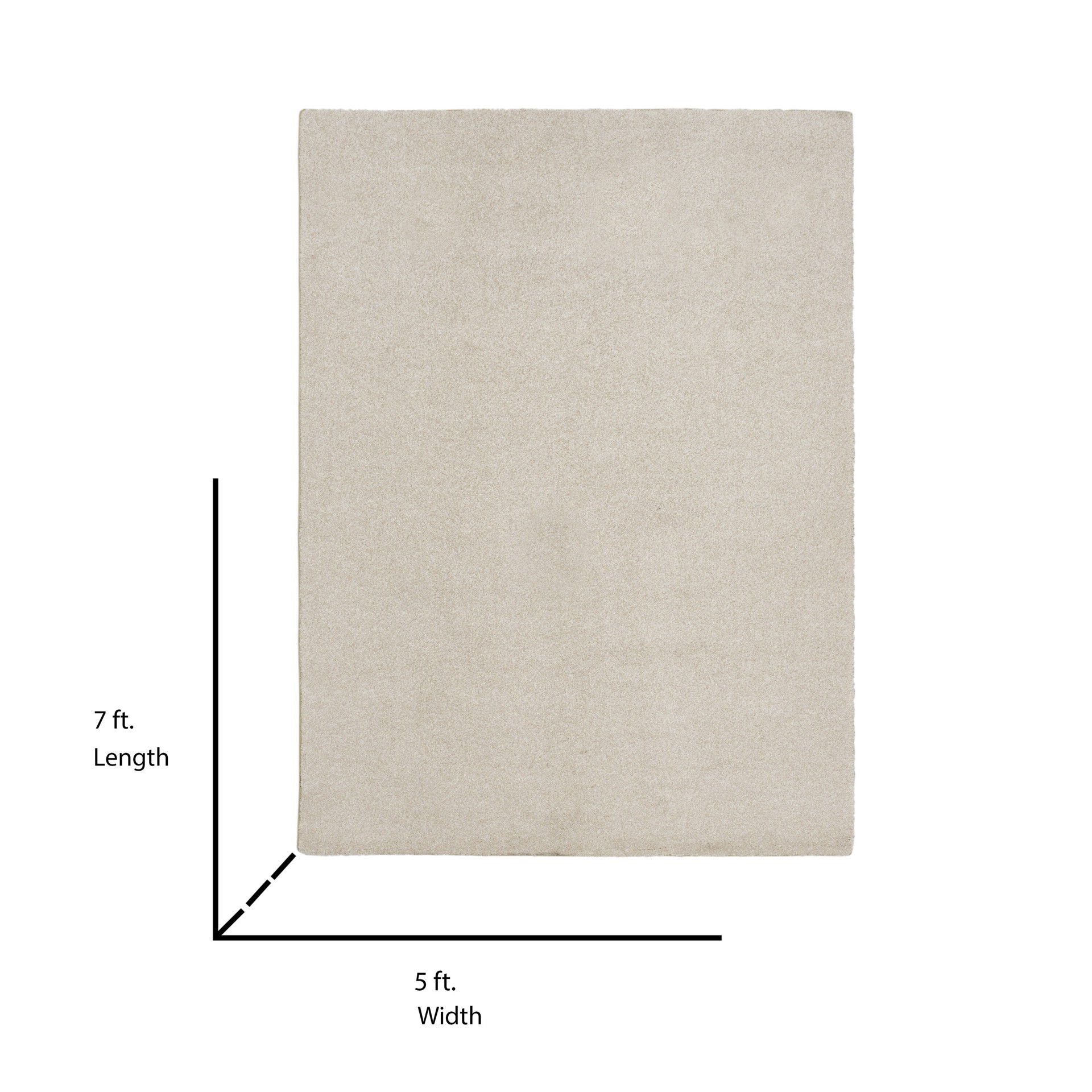 slide 5 of 6, Mohawk Home Residential Area Rugs 5 x 7 (ft) Tufted Polypropylene Assorted Colors Rectangular Indoor Solid Area rug, 1 ct