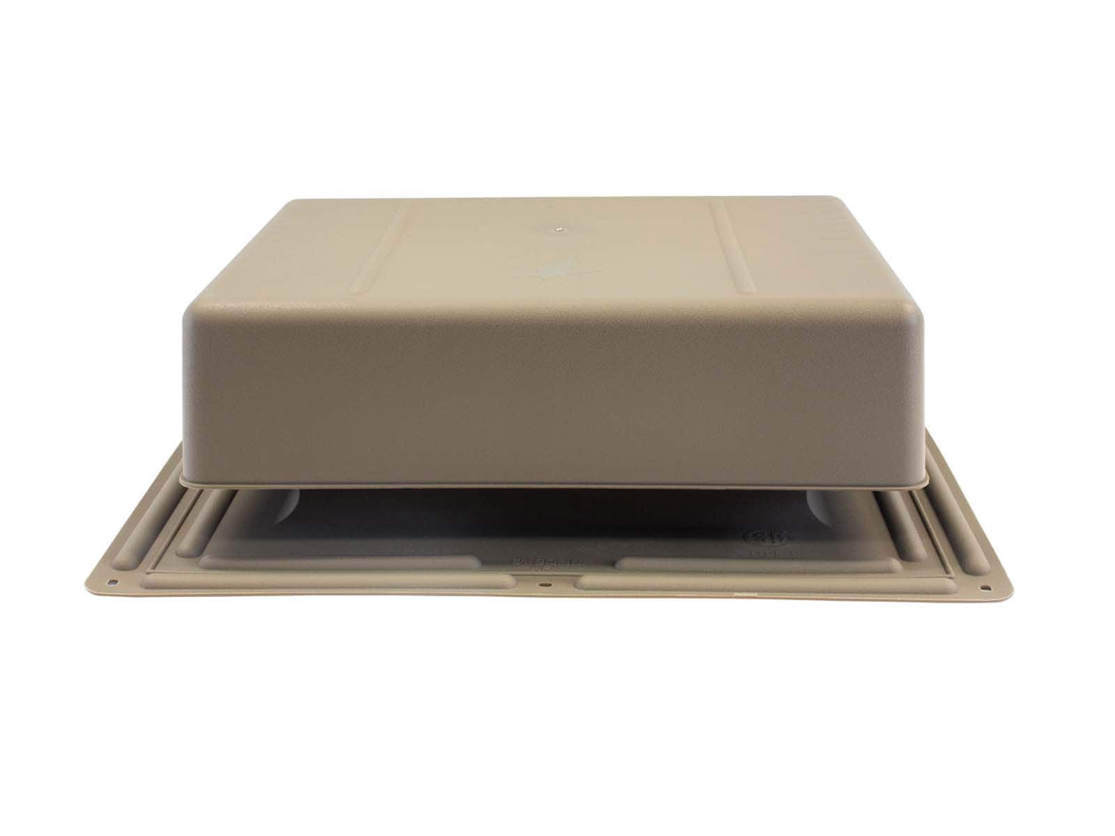 slide 2 of 6, Air Vent Weatherwood Plastic Slant-back Roof Louver, 1 ct