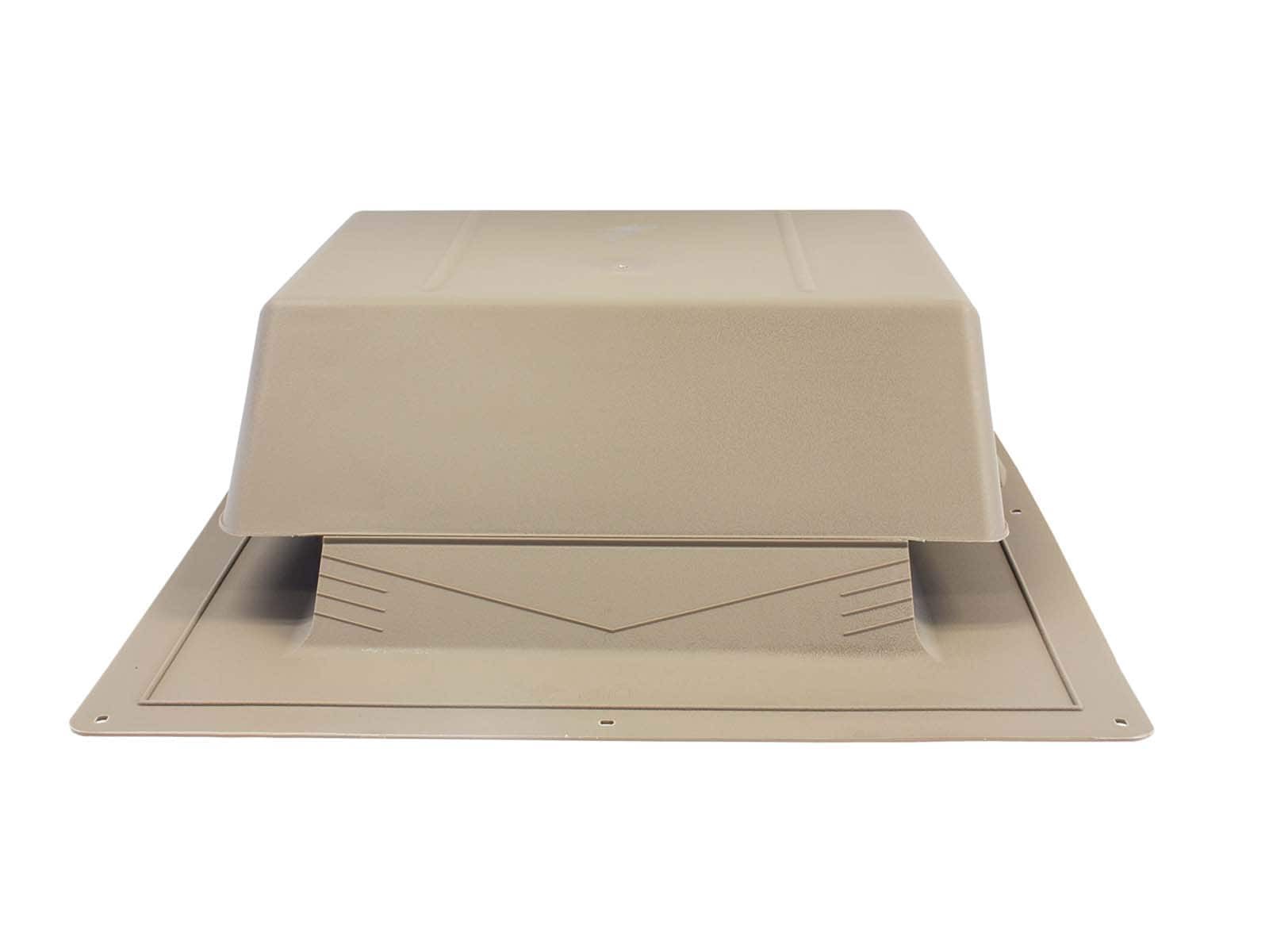 slide 3 of 6, Air Vent Weatherwood Plastic Slant-back Roof Louver, 1 ct