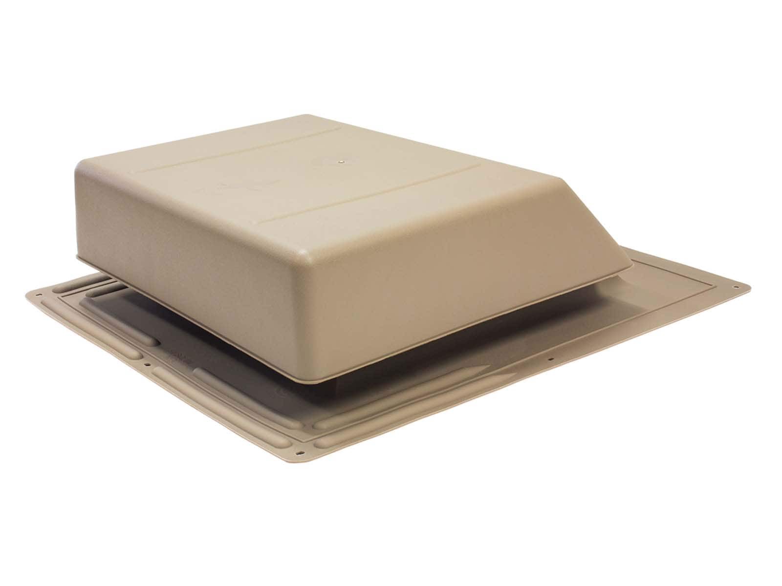 slide 1 of 6, Air Vent Weatherwood Plastic Slant-back Roof Louver, 1 ct