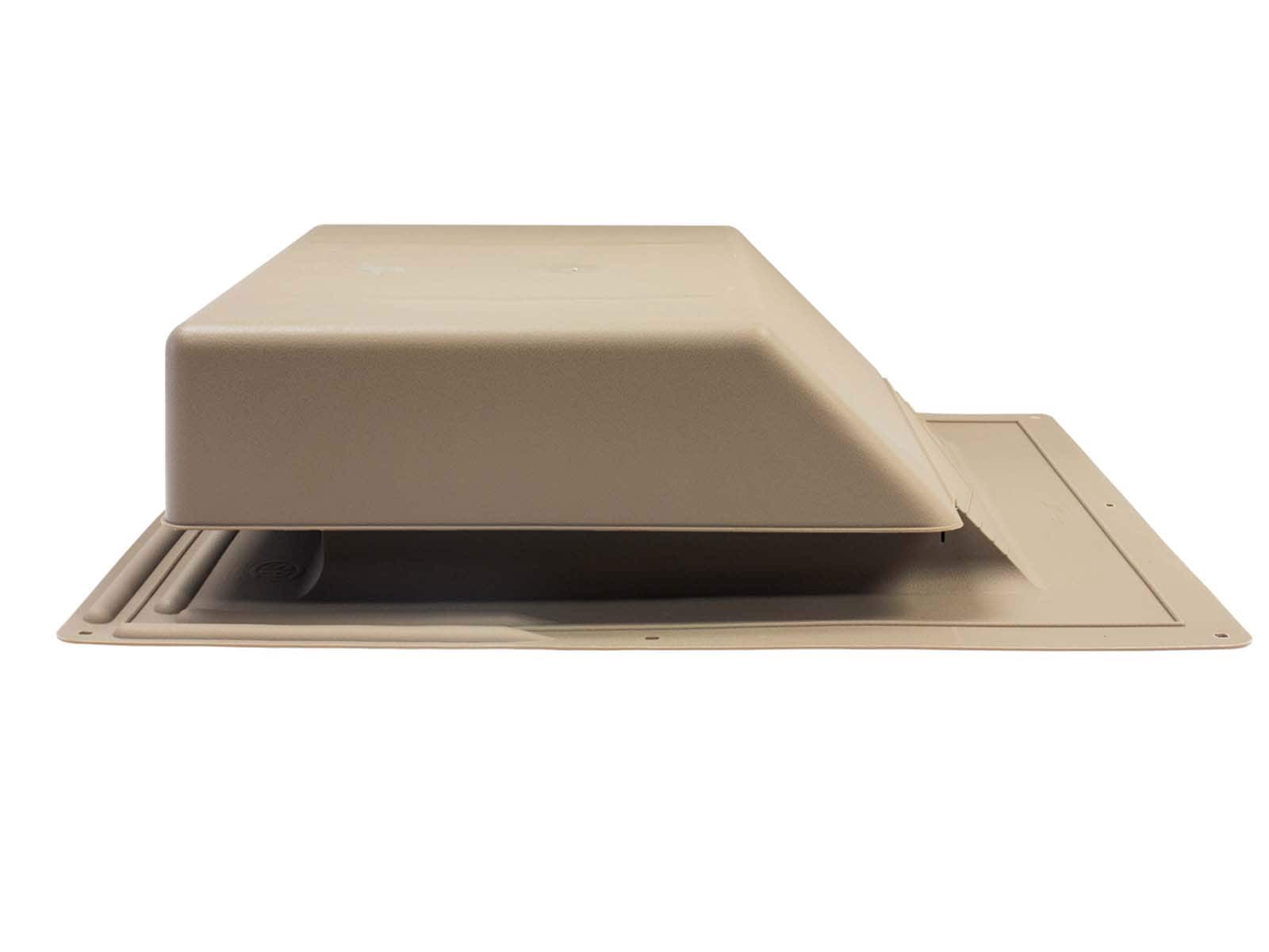 slide 4 of 6, Air Vent Weatherwood Plastic Slant-back Roof Louver, 1 ct