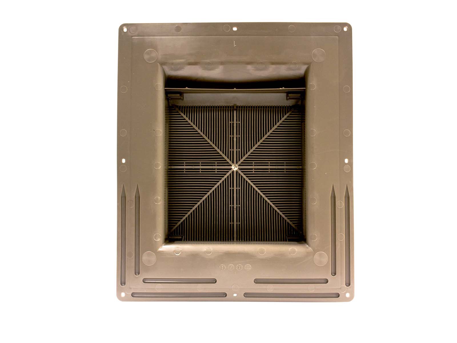 slide 6 of 6, Air Vent Weatherwood Plastic Slant-back Roof Louver, 1 ct