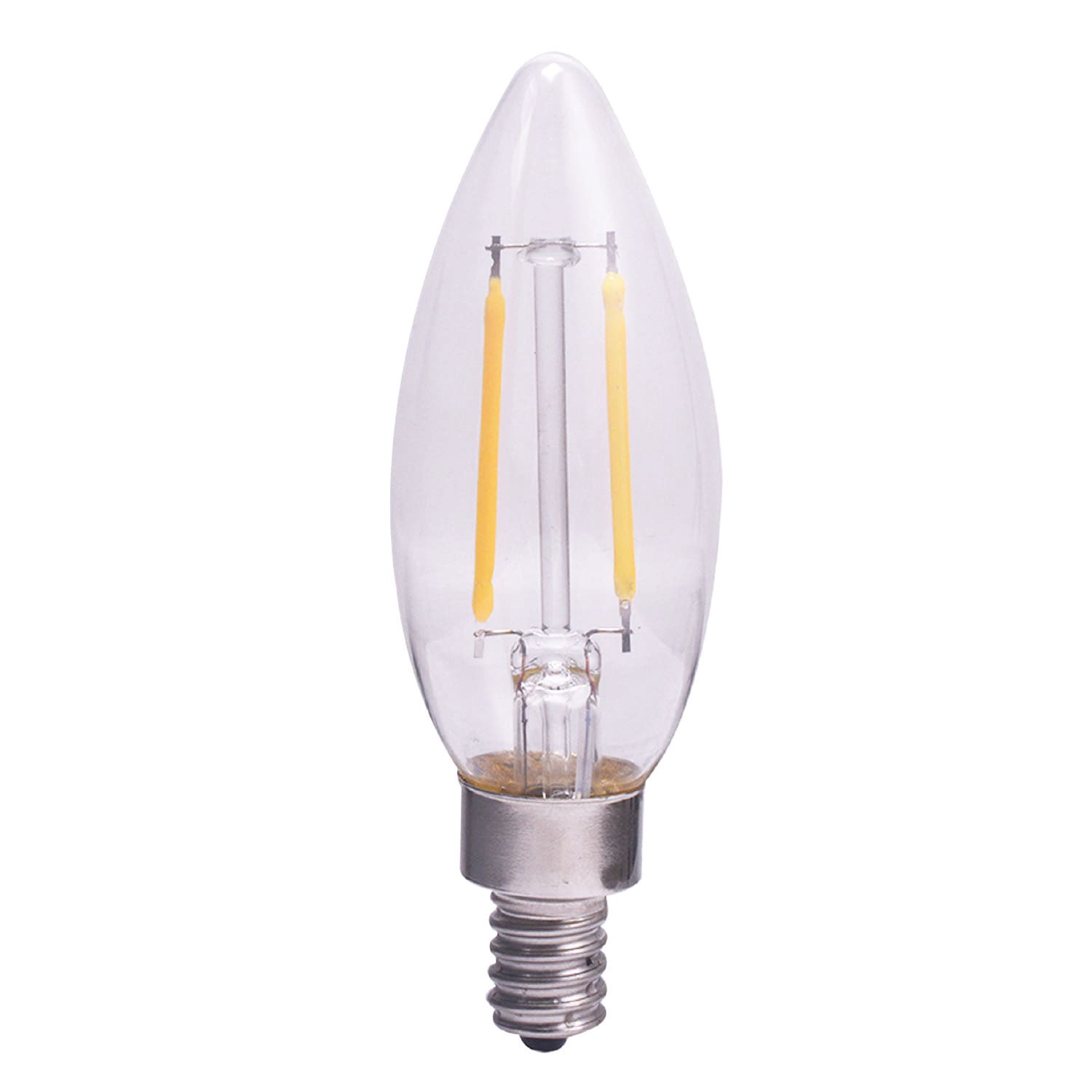 slide 3 of 6, GE Basic 40 -Watt EQ B11 Soft white Candelabra base (E-12) Dimmable LED Decorative Light Bulb 6 -Pack, 1 ct