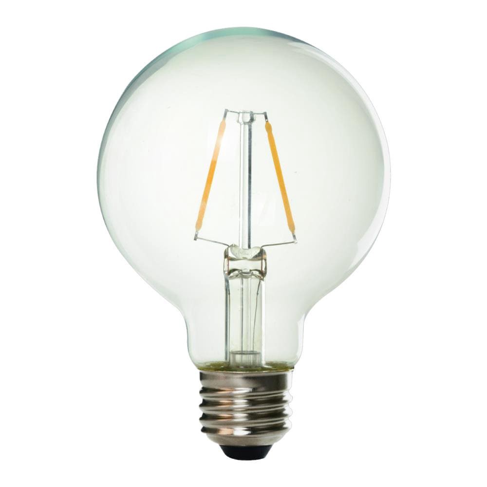 slide 3 of 6, GE Basic 40 -Watt EQ G25 Soft white Medium base (E-26) Dimmable LED Decorative Light Bulb 4 -Pack, 1 ct