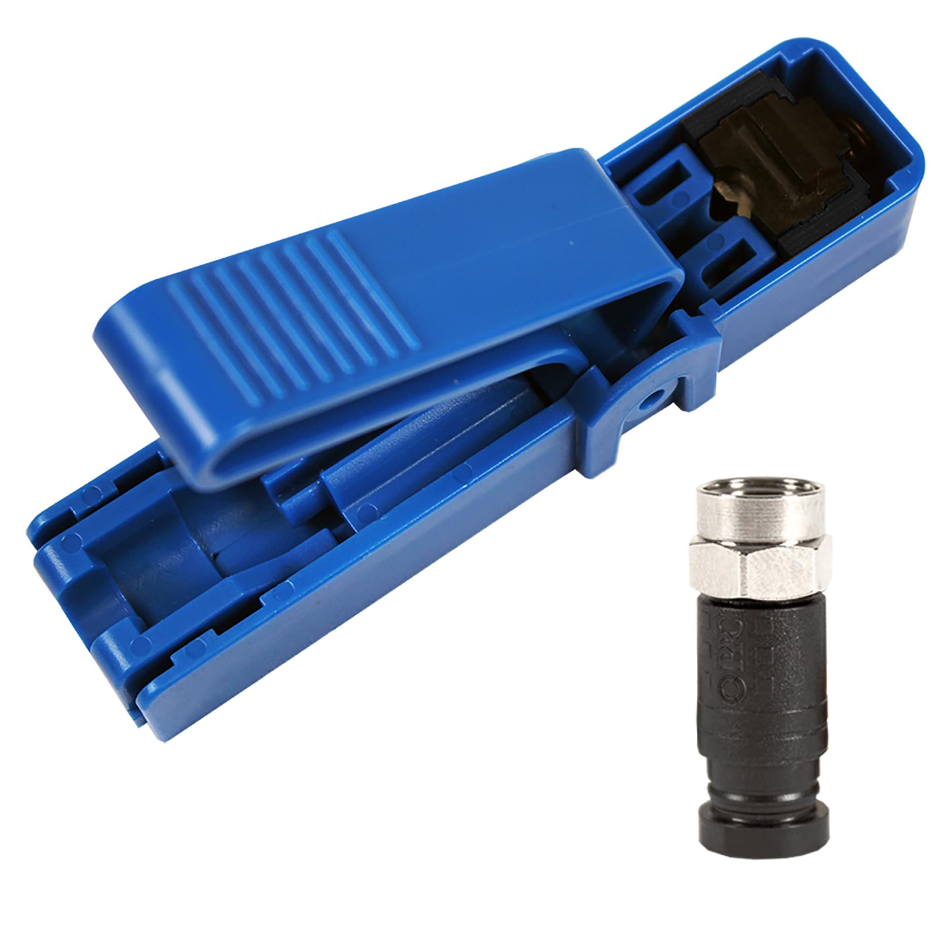 slide 1 of 3, Belden Belden Tools Belden Tools Coax crimper/stripper, 1 ct