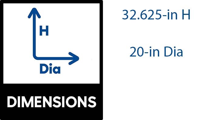 slide 2 of 6, A.O. Smith 36.0-Gallon Vertical Well Pressure Tank, 1 ct