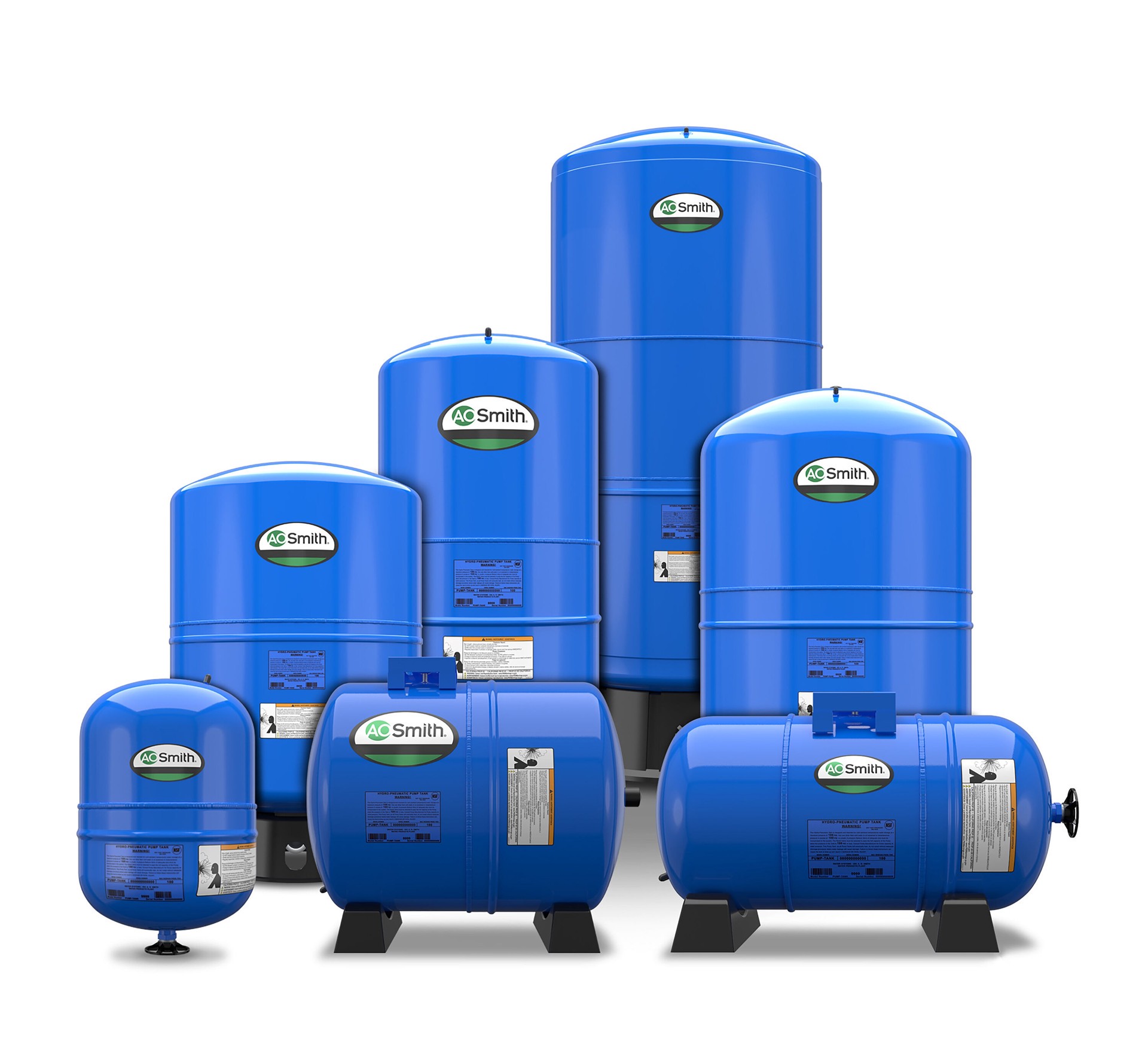 slide 6 of 6, A.O. Smith 36.0-Gallon Vertical Well Pressure Tank, 1 ct