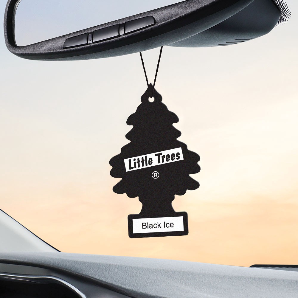 slide 5 of 5, LITTLE TREES 6 -Count Black Ice Dispenser Air Freshener 6 -Pack, 1 ct