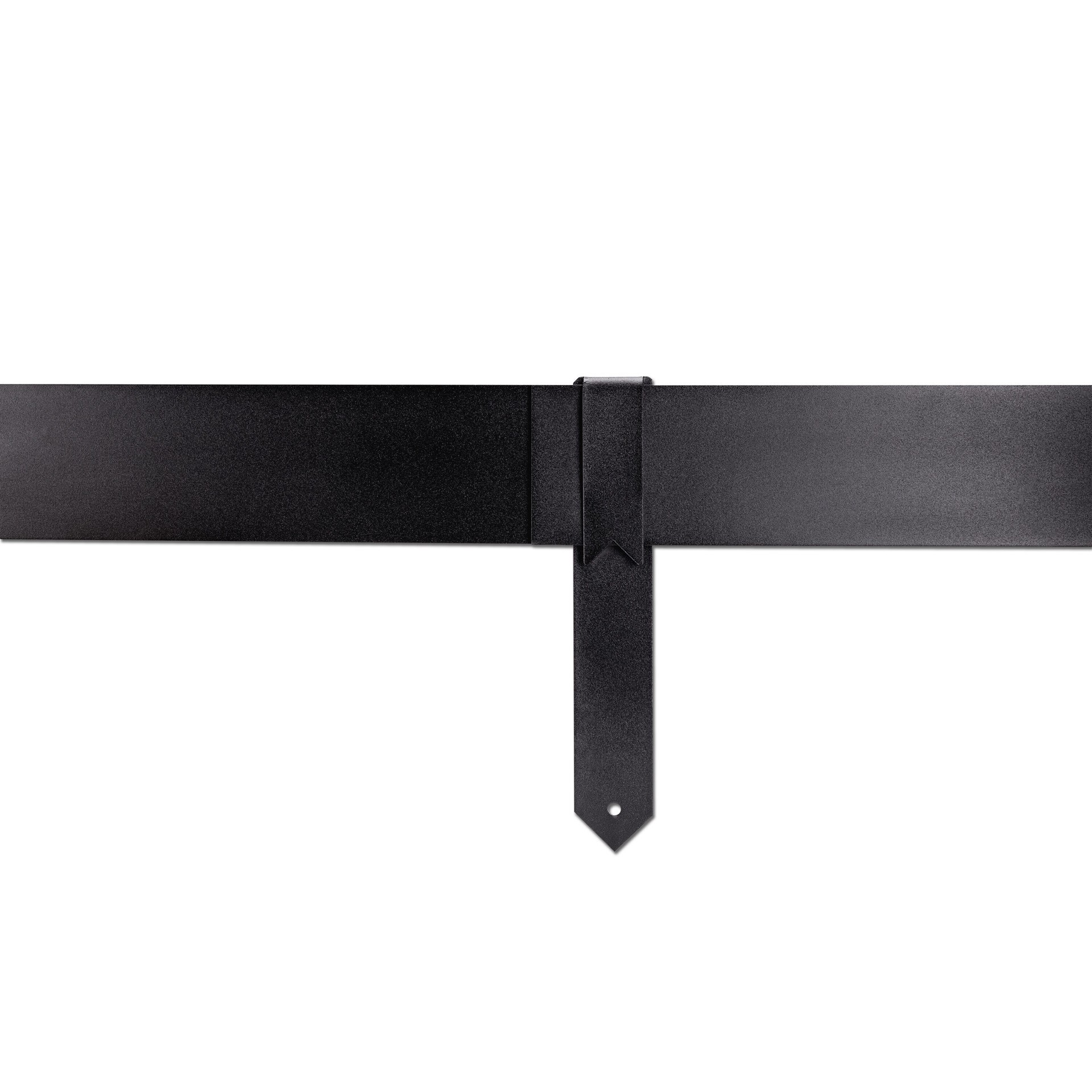 slide 6 of 6, Colmet 12-in Black Texture Steel Splicing edging stake, 1 ct