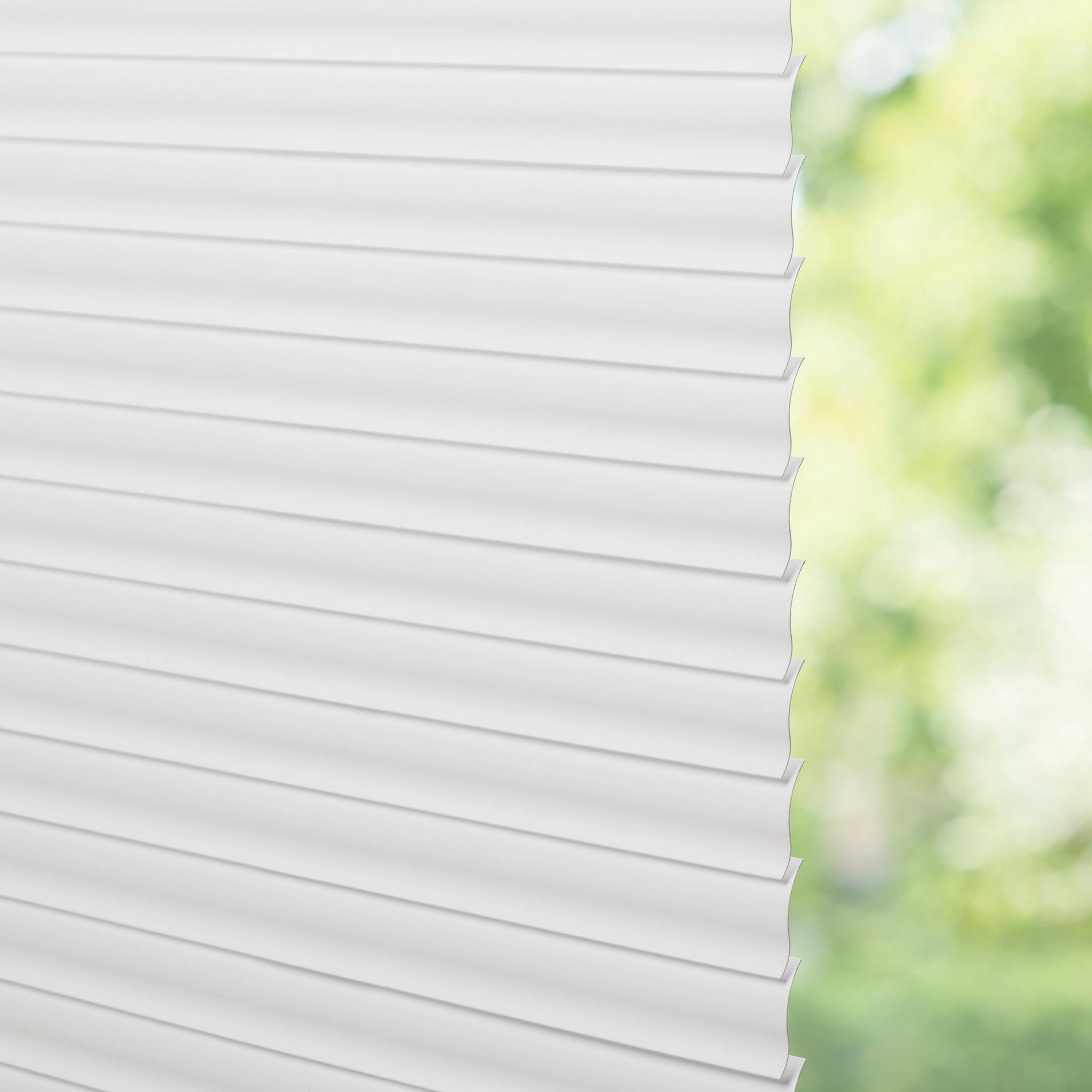 slide 6 of 6, LEVOLOR Trim+Go 1-in Slat Width 35-in x 64-in Cordless White Vinyl Room Darkening Mini-blinds, 1 ct