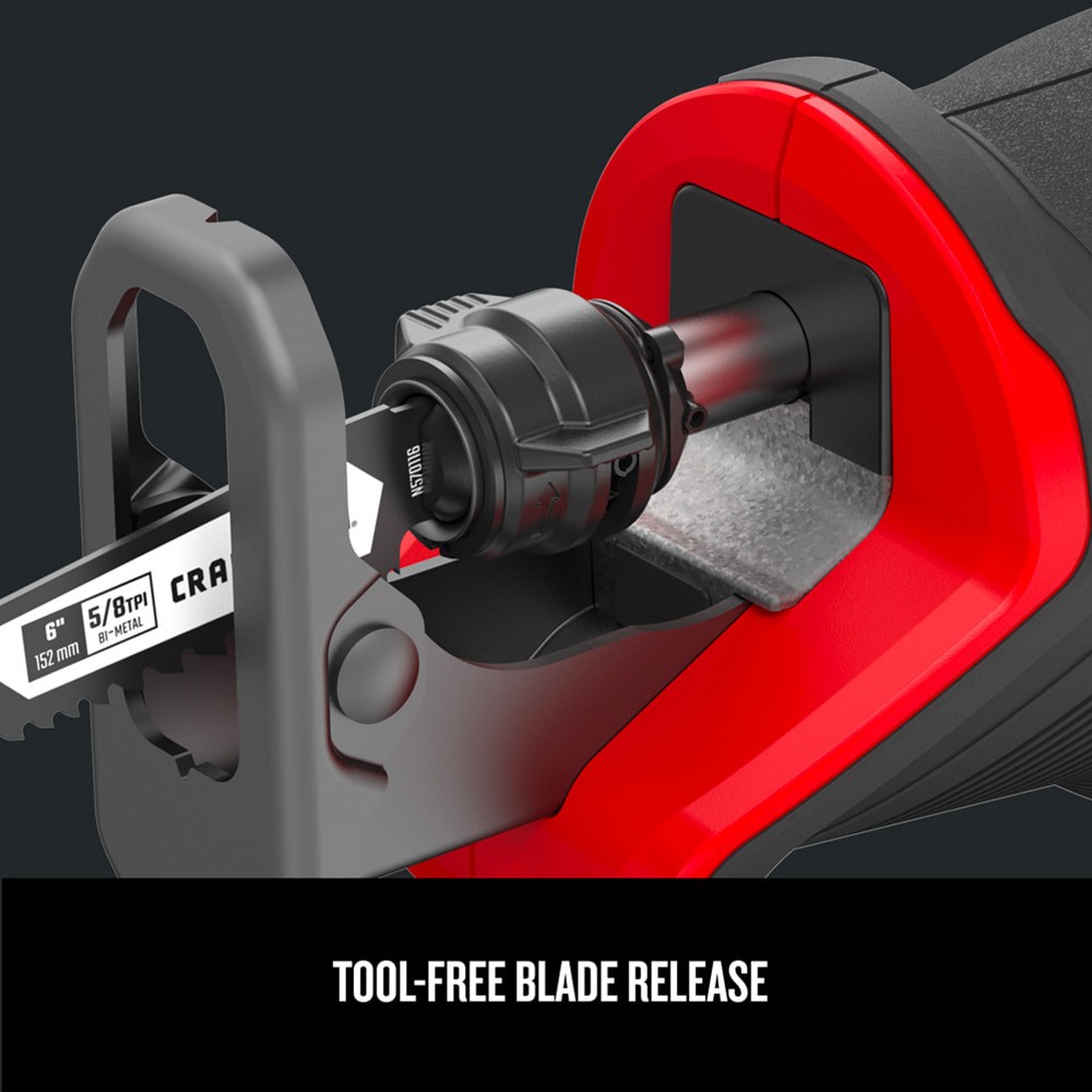 slide 3 of 6, CRAFTSMAN V20 20-volt Max Variable Speed Cordless Reciprocating Saw, 1 ct