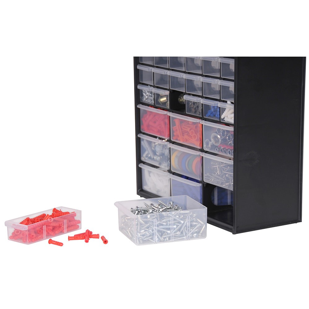 slide 2 of 6, CRAFTSMAN Bin System 39-Compartment Assorted Sizes Plastic Small Parts Organizer, 1 ct