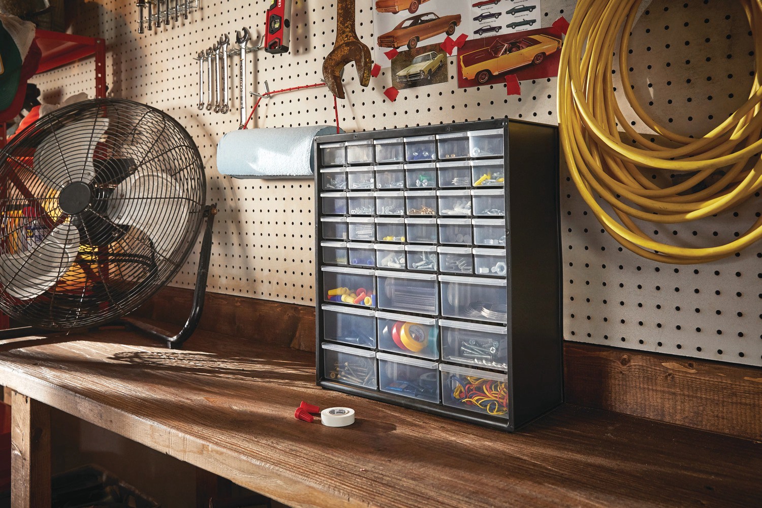 slide 4 of 6, CRAFTSMAN Bin System 39-Compartment Assorted Sizes Plastic Small Parts Organizer, 1 ct