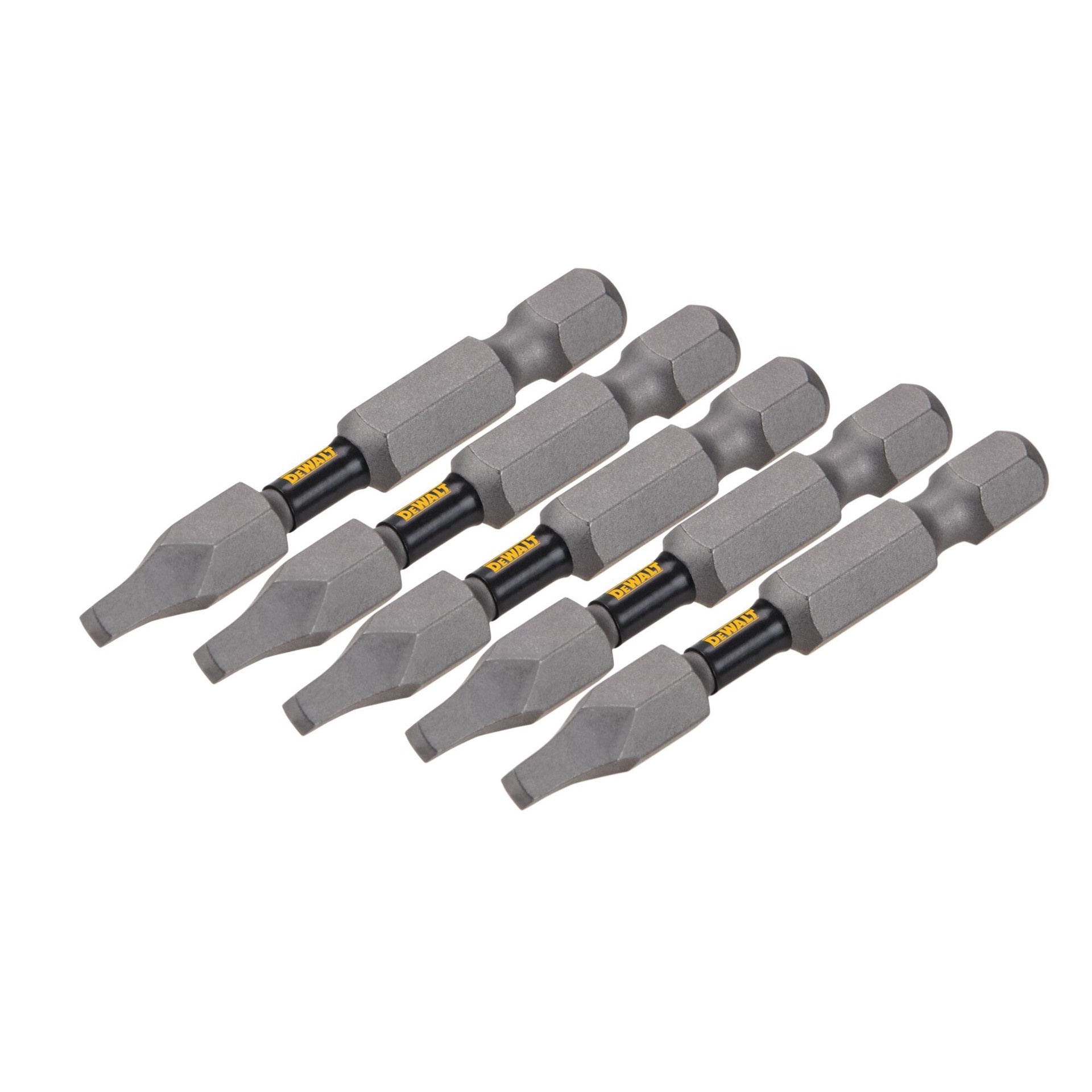 slide 3 of 6, DEWALT Tough Grip 2-in #2 Square/Robertson Screwdriver Bit (5-Piece), 1 ct