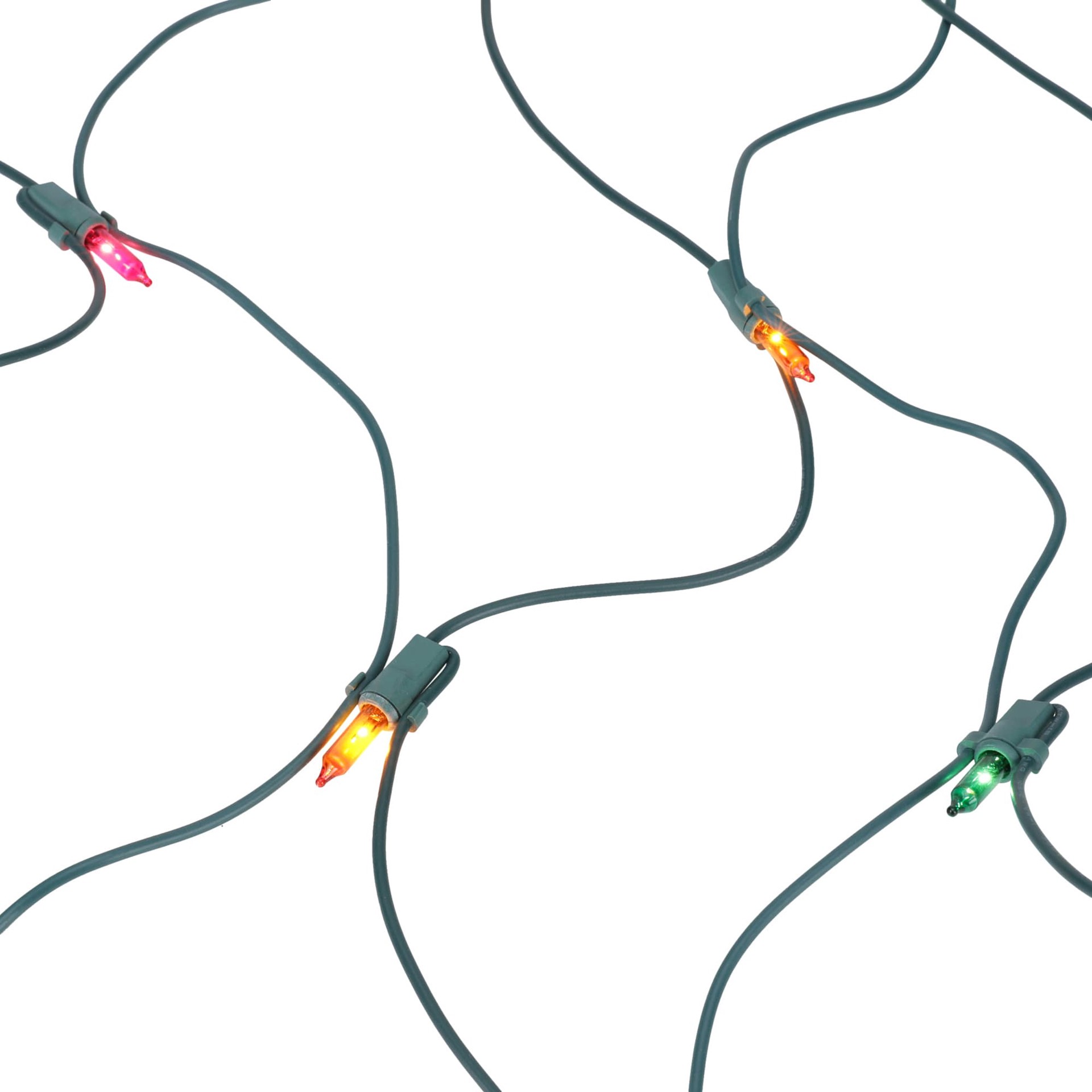 slide 3 of 6, Holiday Living 150 6-ft x 4-ft Constant Multicolor Christmas Net Lights, 