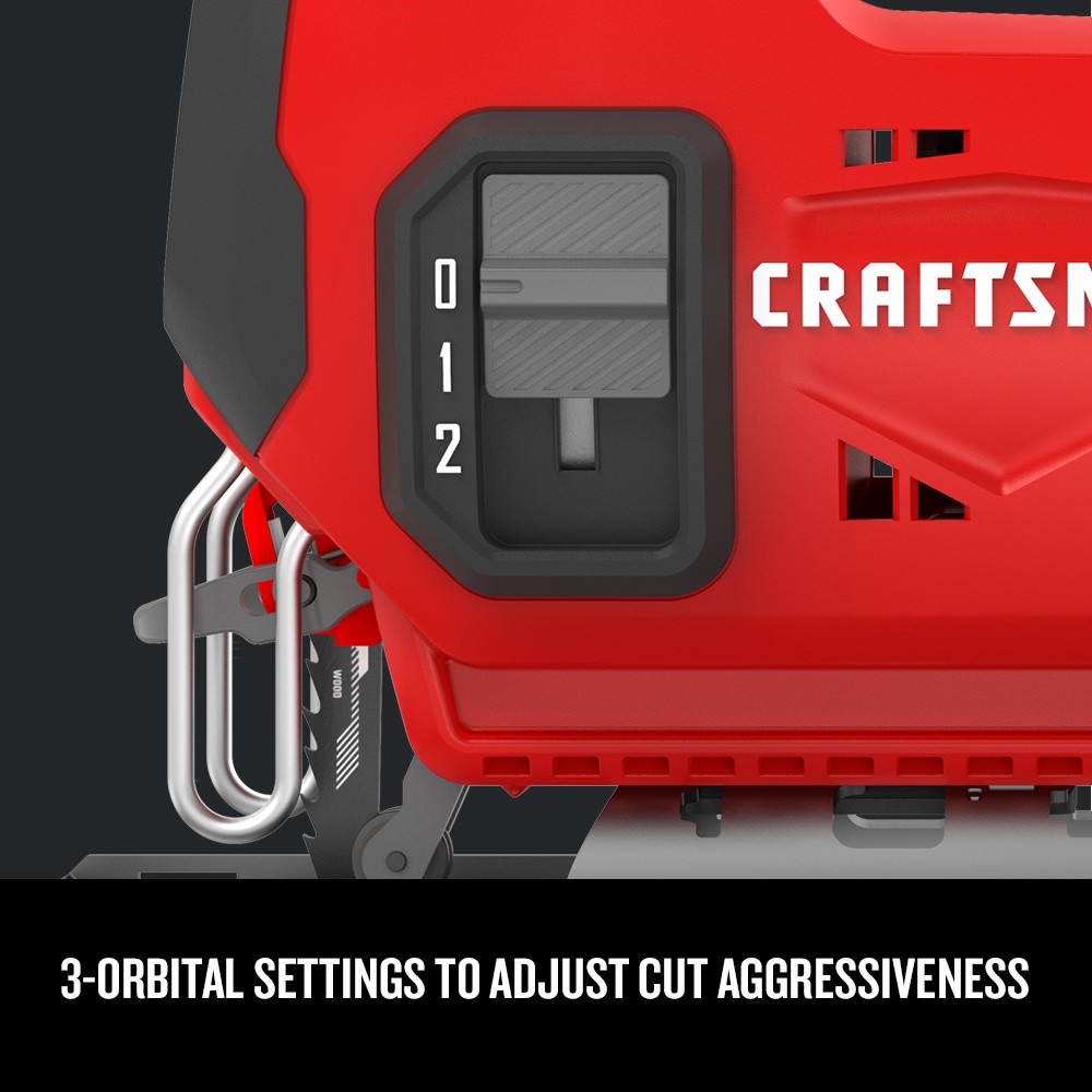 slide 3 of 6, CRAFTSMAN V20 20-volt Max Variable Speed Keyless Cordless Jigsaw (Bare Tool), 1 ct