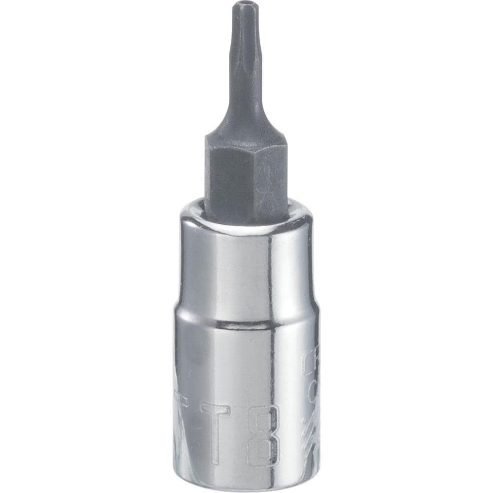 slide 1 of 6, CRAFTSMAN 1/4-in Drive TT8 Tamper-proof Torx Bit Driver Socket, 1 ct