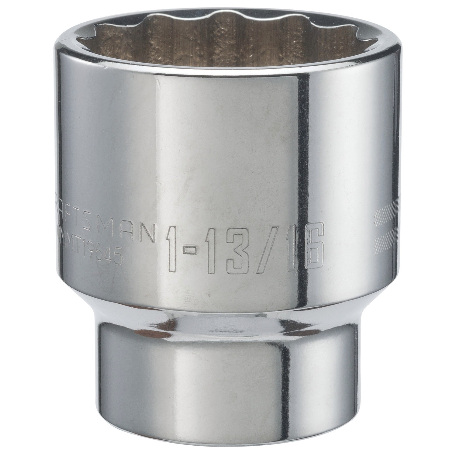 slide 1 of 6, CRAFTSMAN 3/4-in Drive Standard (SAE) 1-13/16-in Shallow Socket, 1 ct