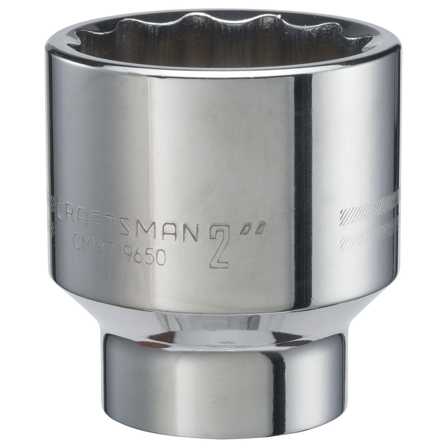 slide 1 of 6, CRAFTSMAN 3/4-in Drive Standard (SAE) 2-in Shallow Socket, 1 ct