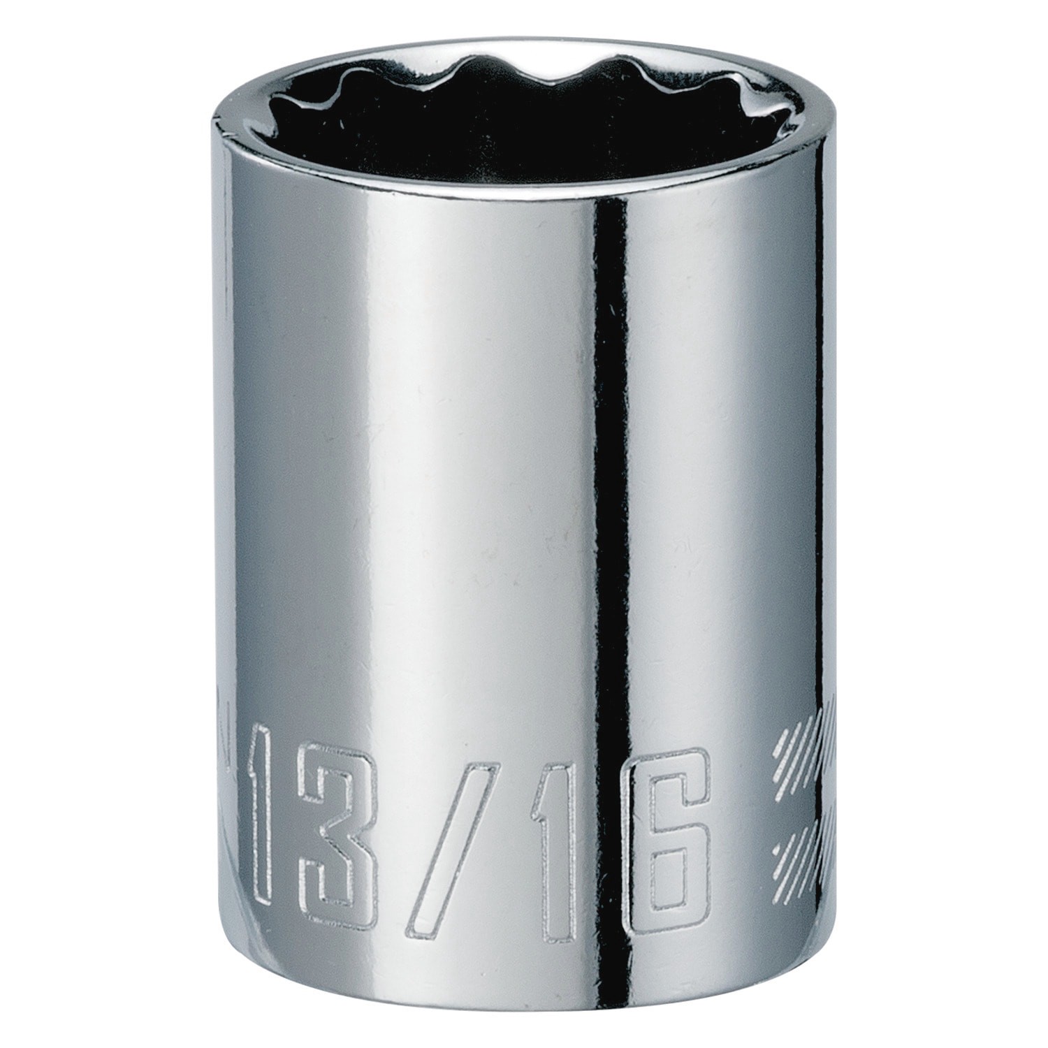 slide 1 of 6, CRAFTSMAN 1/2-in Drive Standard (SAE) 13/16-in Shallow Socket, 1 ct