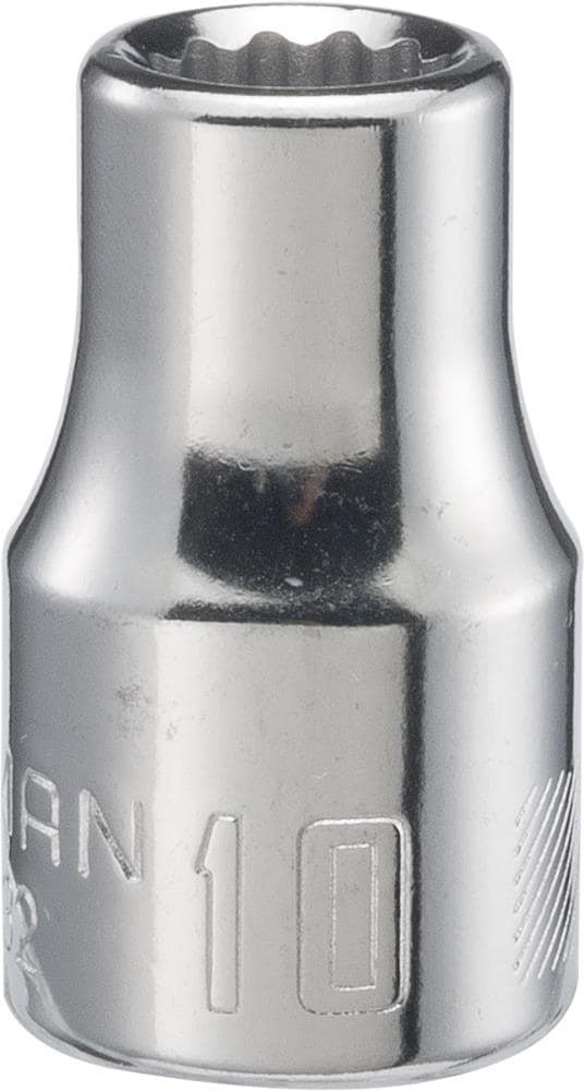 slide 1 of 6, CRAFTSMAN 1/2-in Drive Metric 10mm Shallow Socket, 1 ct