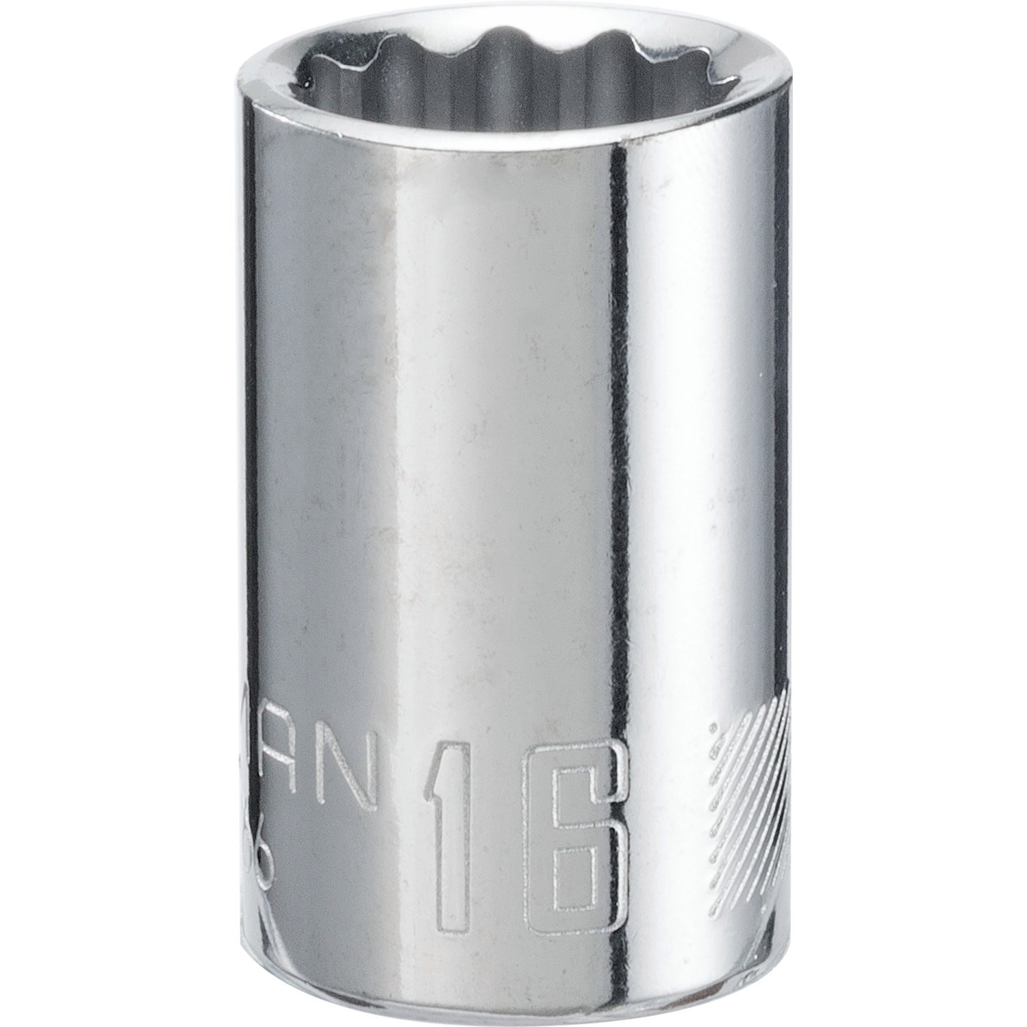 slide 1 of 6, CRAFTSMAN 1/2-in Drive Metric 16mm Shallow Socket, 1 ct