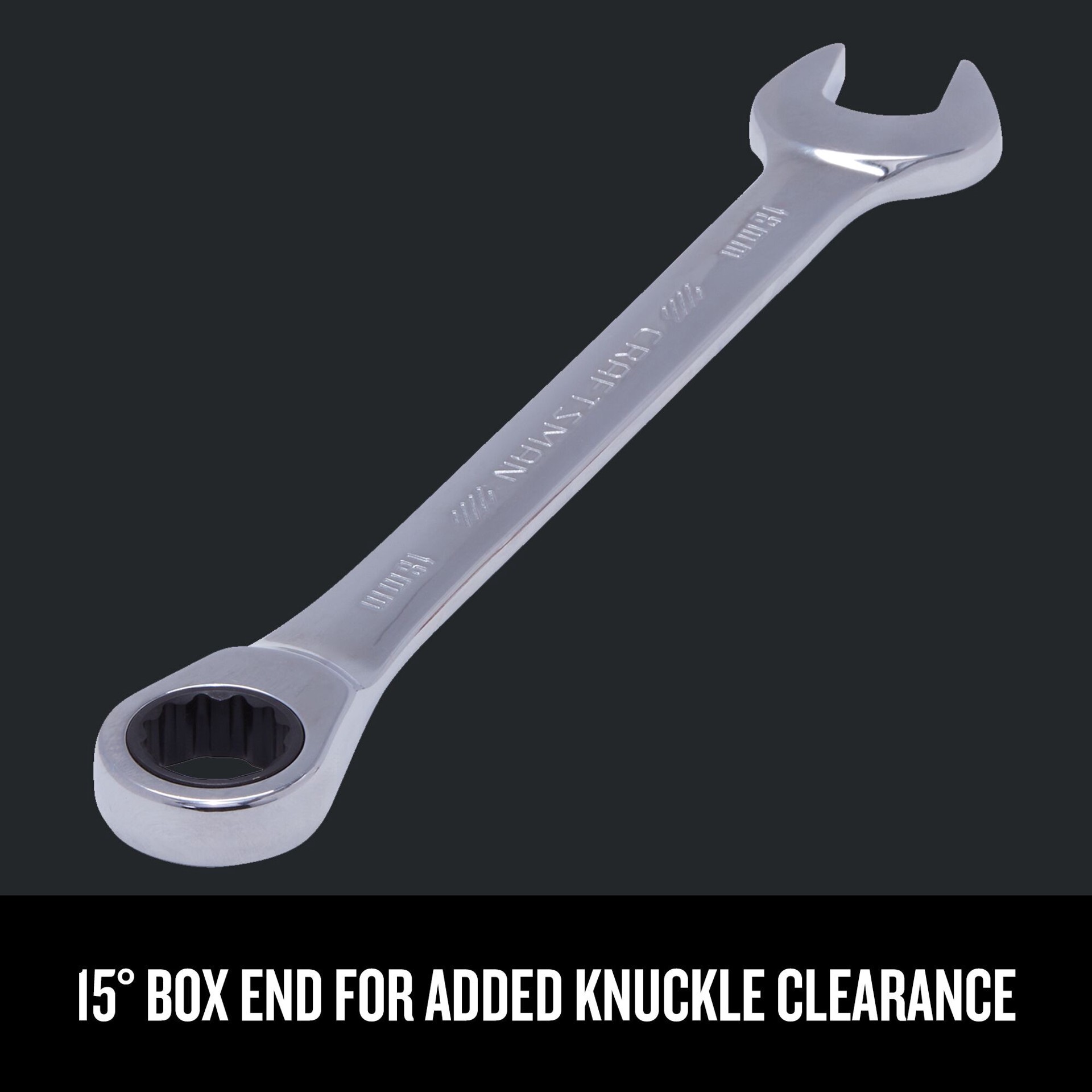 slide 3 of 6, CRAFTSMAN 18mm Metric Ratchet Wrench, 1 ct