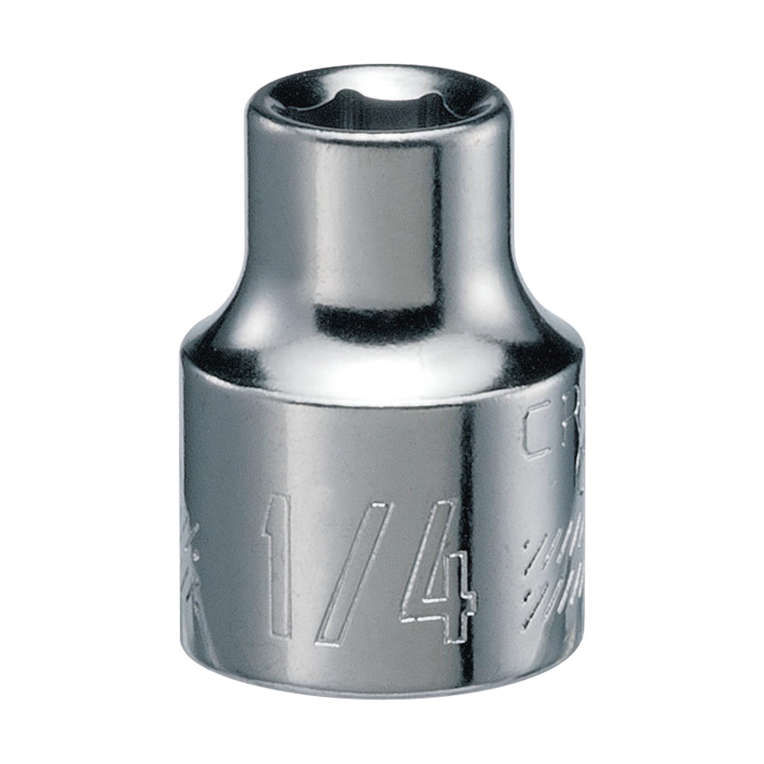 slide 1 of 6, CRAFTSMAN 3/8-in Drive Standard (SAE) 1/4-in Shallow Socket, 1 ct