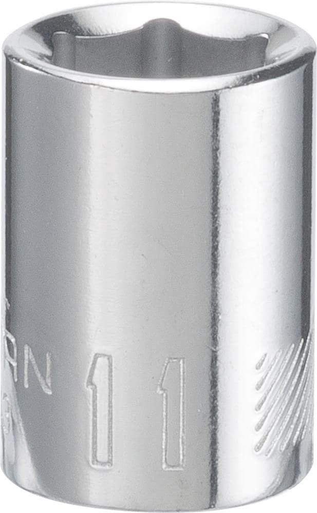 slide 1 of 6, CRAFTSMAN 3/8-in Drive Metric 11mm Shallow Socket, 1 ct