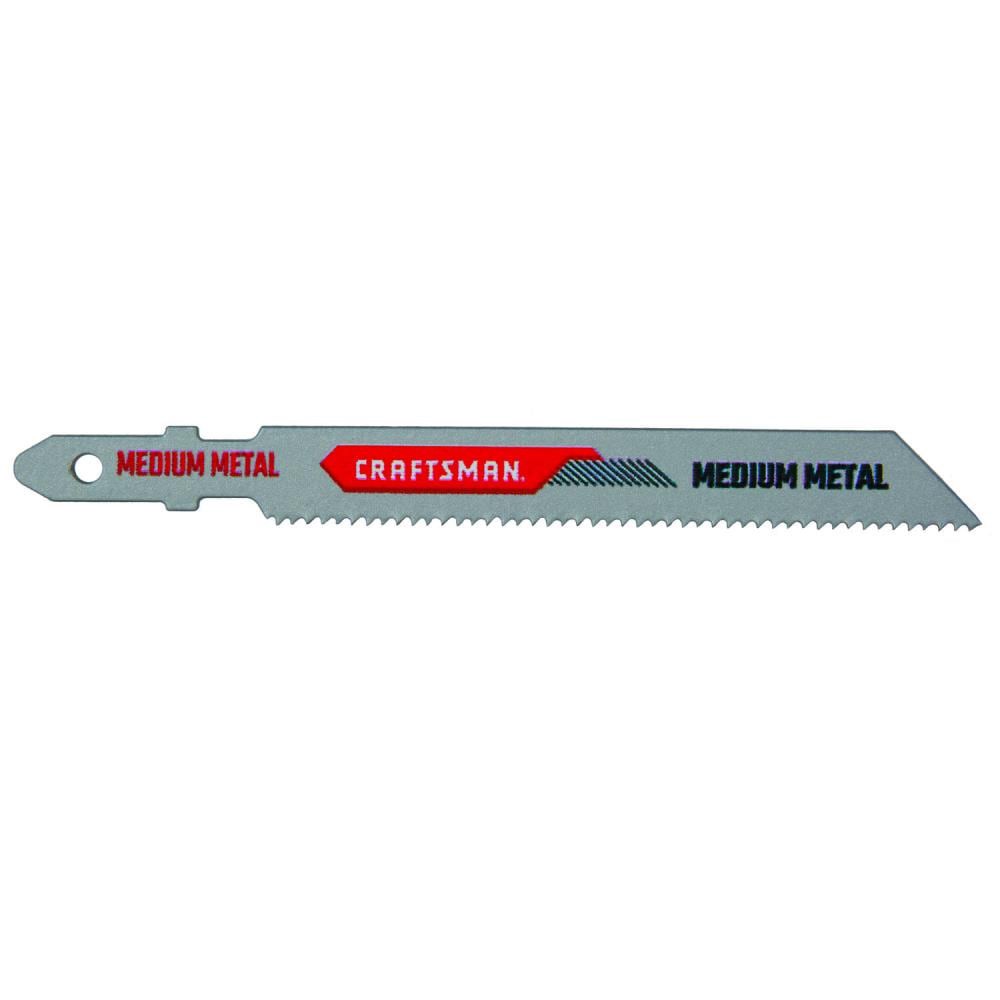 slide 1 of 5, CRAFTSMAN 3-5/8-in 18 TPI T-shank Bi-metal Jigsaw Blade Set ( 2 -Pack ), 1 ct