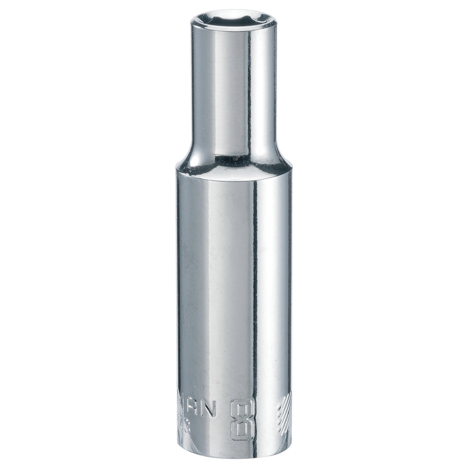 slide 1 of 6, CRAFTSMAN 3/8-in Drive Metric 8mm Deep Socket, 1 ct