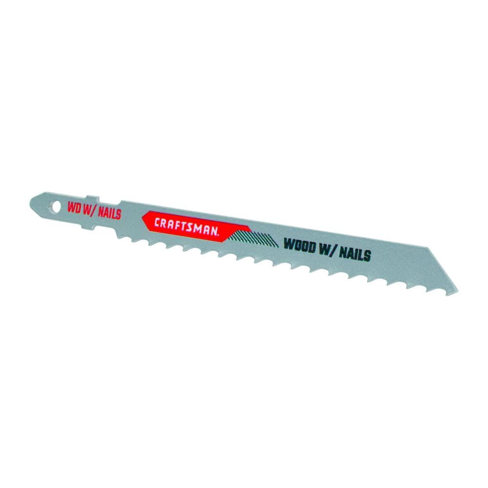slide 2 of 5, CRAFTSMAN 4-in 6 TPI T-shank Bi-metal Jigsaw Blade Set ( 2 -Pack ), 1 ct