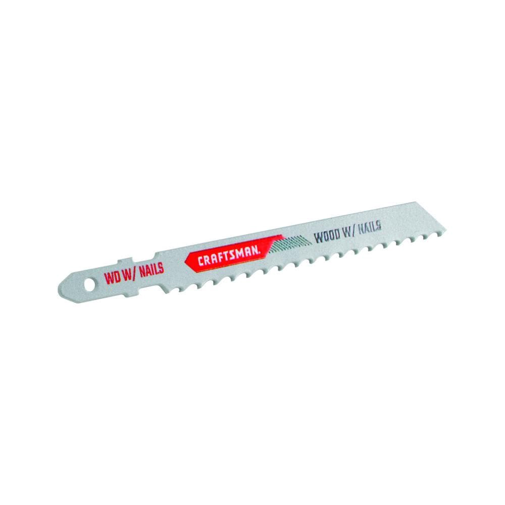 slide 3 of 5, CRAFTSMAN 4-in 6 TPI T-shank Bi-metal Jigsaw Blade Set ( 2 -Pack ), 1 ct