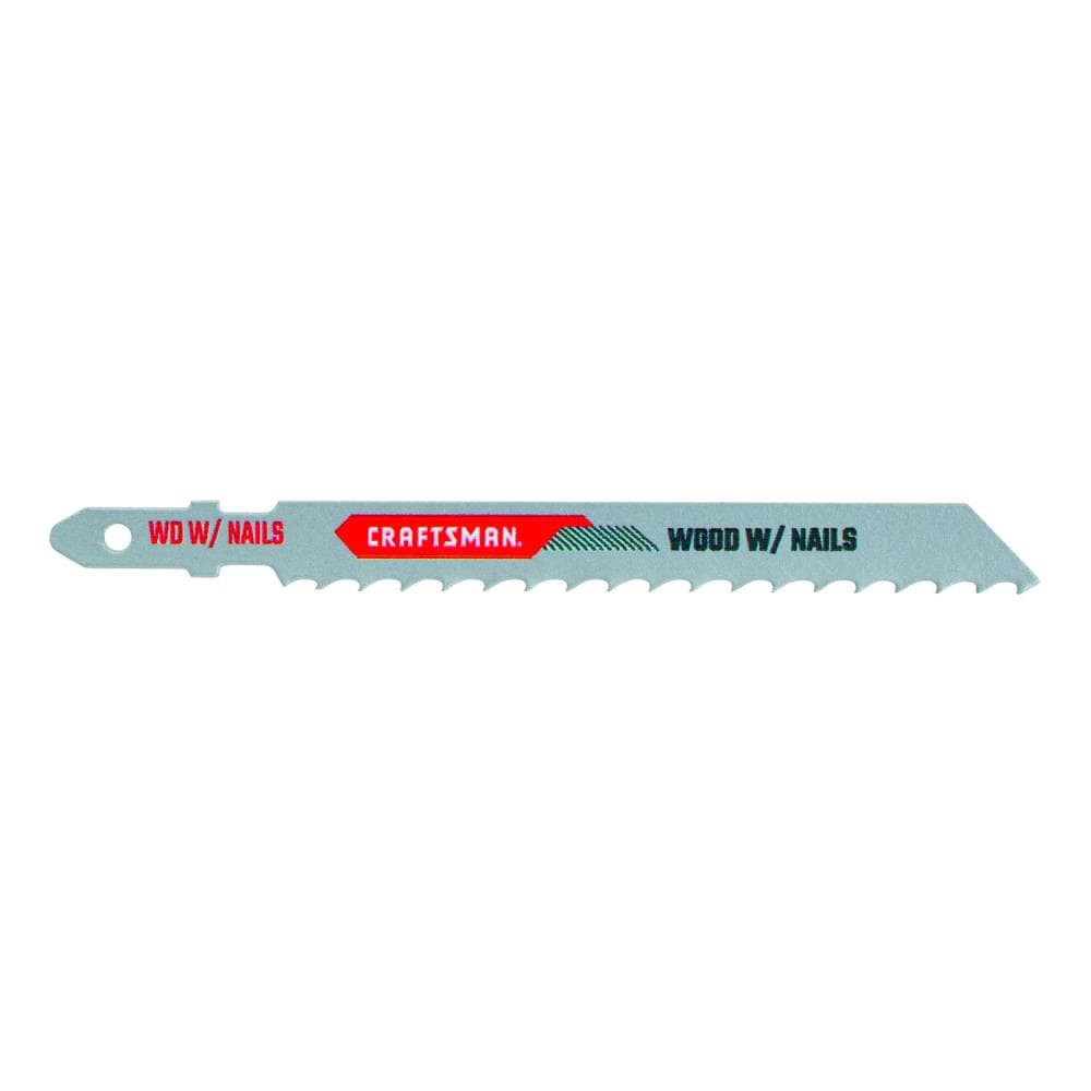 slide 1 of 5, CRAFTSMAN 4-in 6 TPI T-shank Bi-metal Jigsaw Blade Set ( 2 -Pack ), 1 ct
