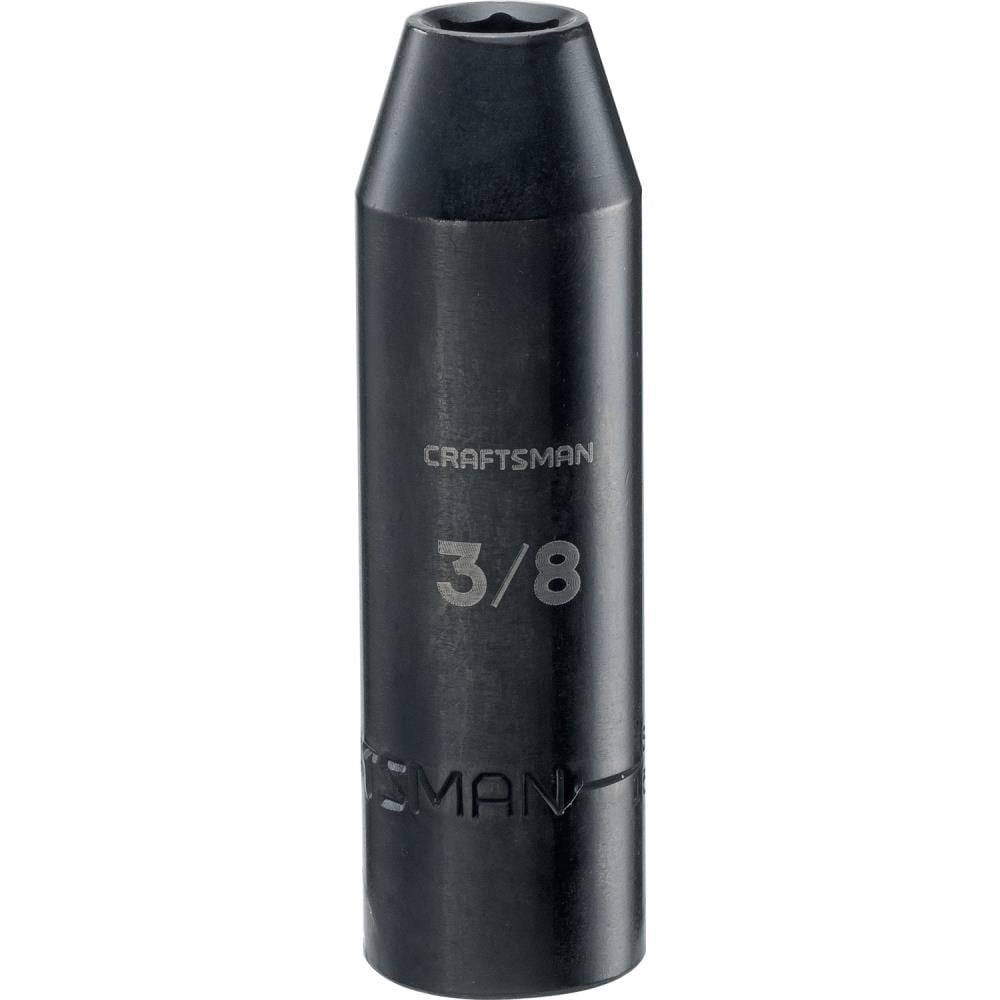 slide 1 of 6, CRAFTSMAN Standard (SAE) 1/2-in Drive 3/8-in 6-point Impact Socket Individual, 1 ct