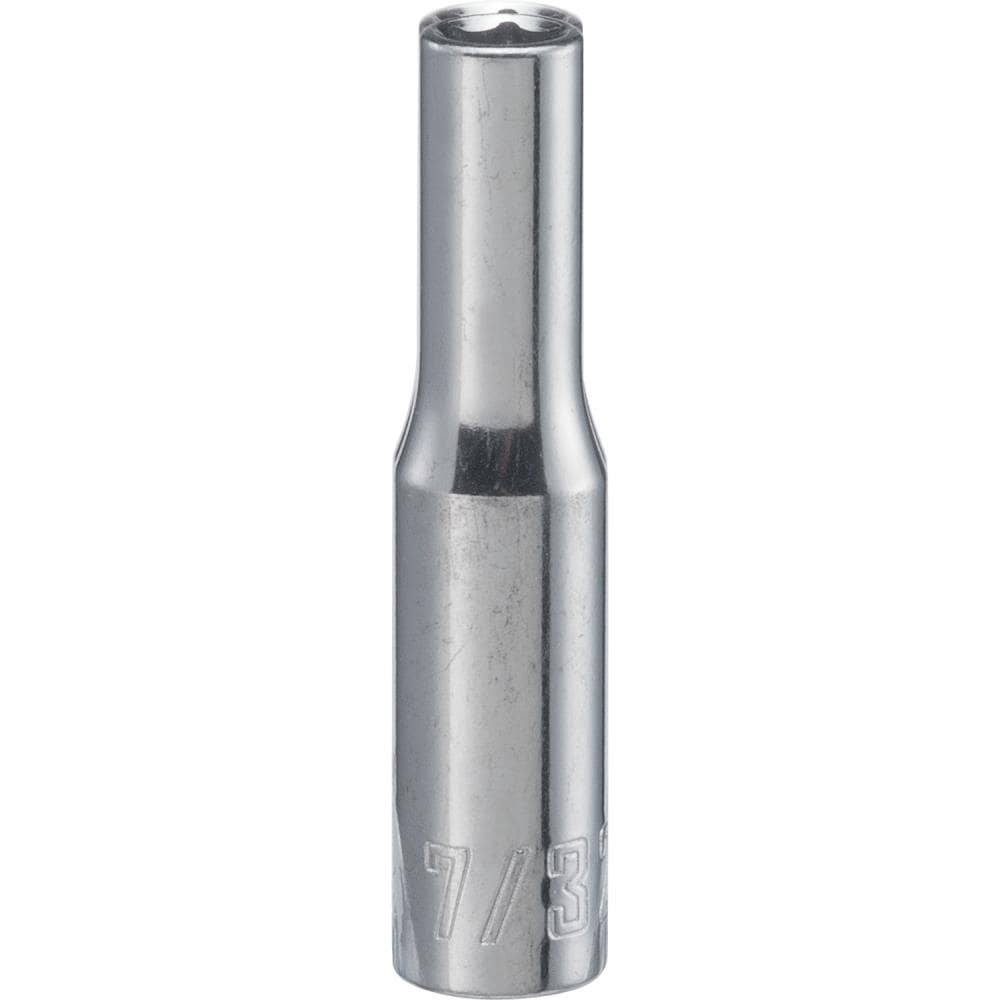 slide 1 of 6, CRAFTSMAN 1/4-in Drive Standard (SAE) 7/32-in Deep Socket, 1 ct