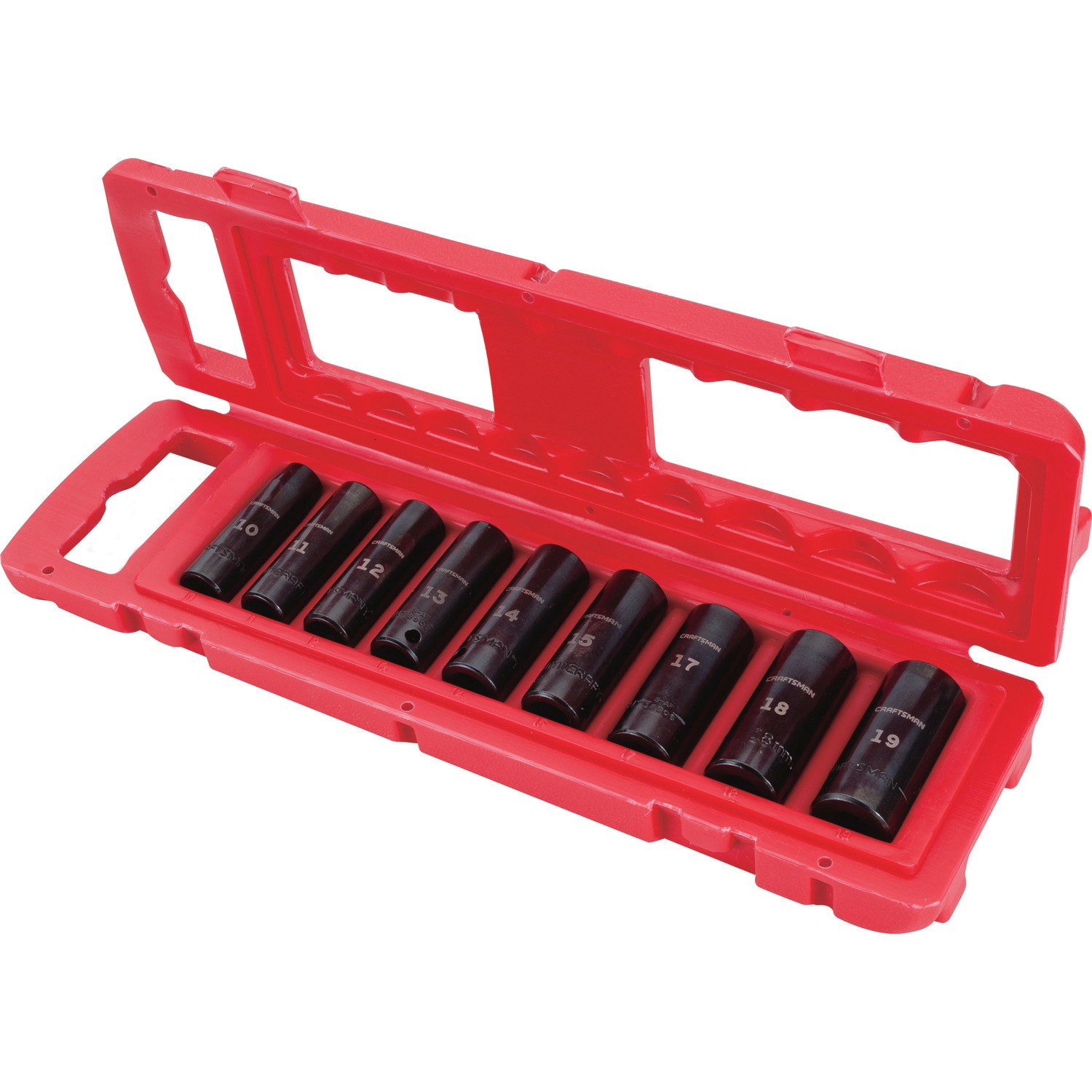 slide 6 of 6, CRAFTSMAN 9 -Piece Metric 3/8-in Drive Set 6-point Impact Socket Set, 1 ct