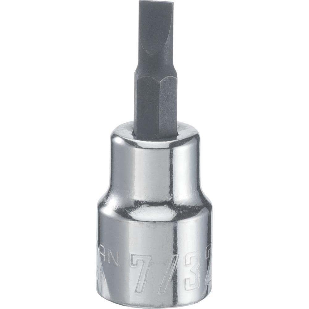 slide 1 of 6, CRAFTSMAN 3/8-in Drive 7/32-in Flathead Bit Driver Socket, 1 ct