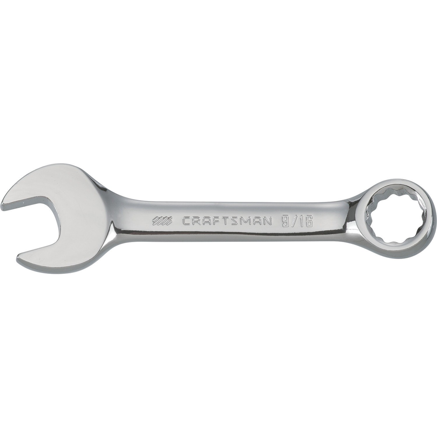 slide 1 of 6, CRAFTSMAN 9/16-in 12-point Standard (SAE) Standard Combination Wrench (no case), 1 ct