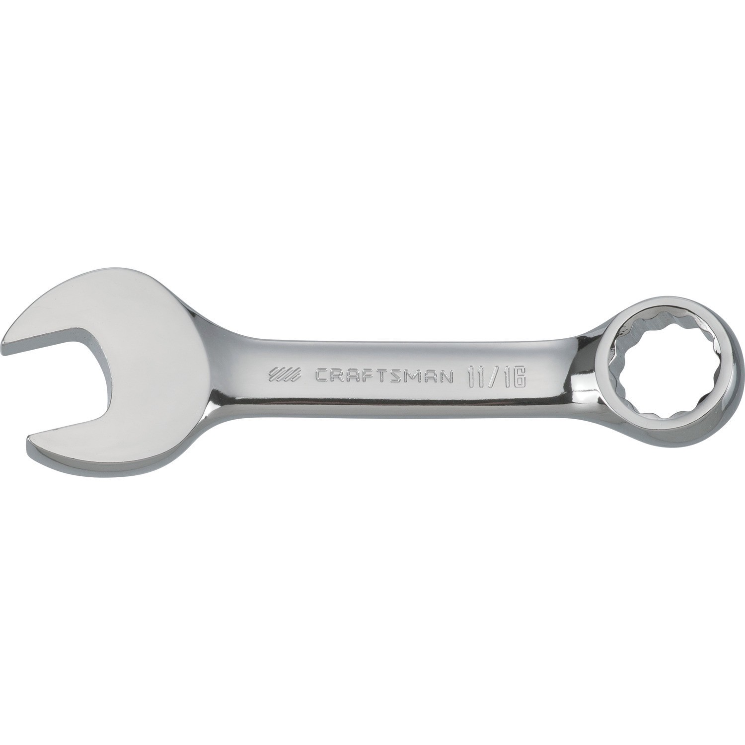 slide 1 of 6, CRAFTSMAN 11/16-in 12-point Standard (SAE) Standard Combination Wrench (no case), 1 ct